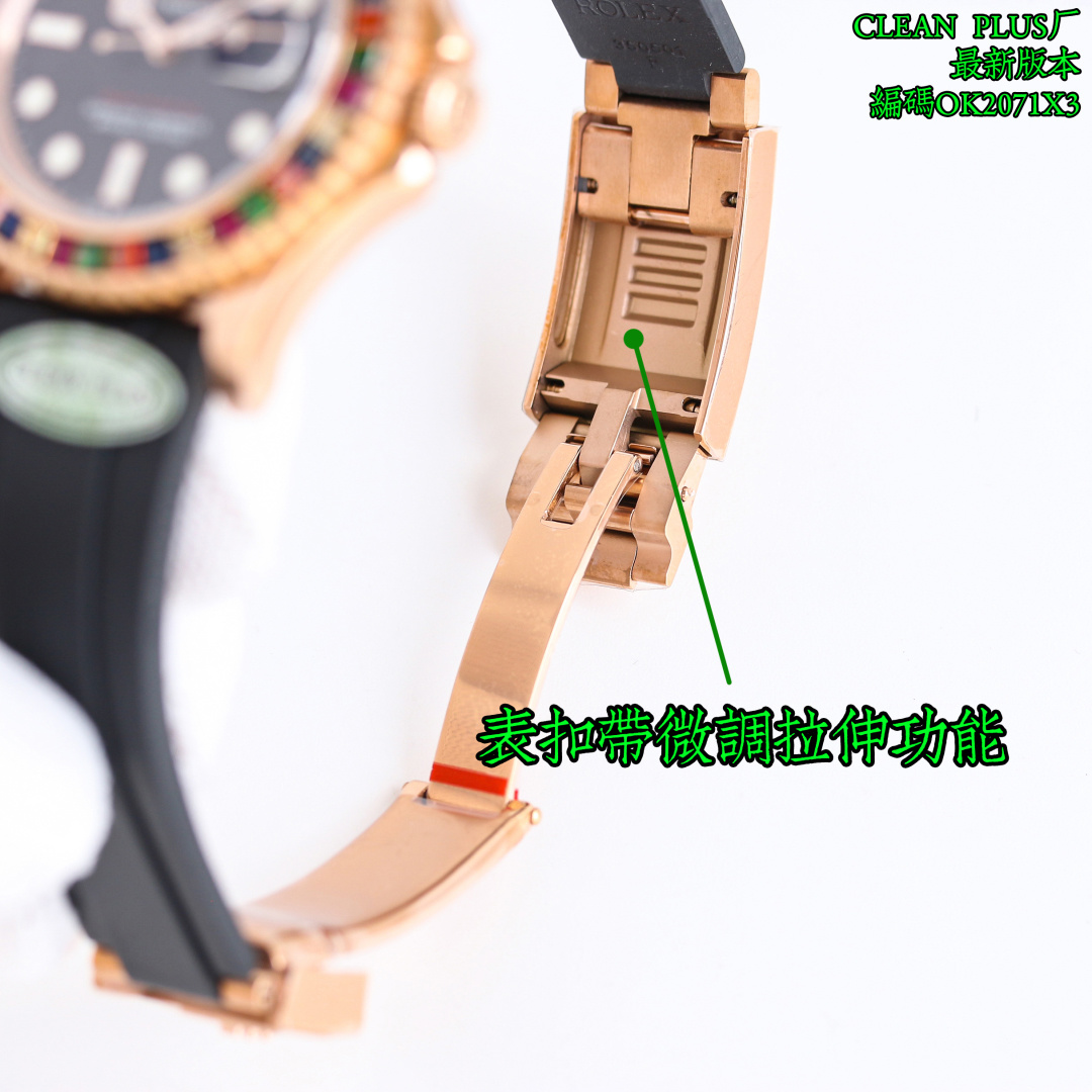 ROLEX 一比一 男款 Yacht-Master 彩鑽圈黑面 奢華運動腕錶| 9 ROLEX 一比一 男款 Yacht-Master 彩鑽圈黑面 奢華運動腕錶