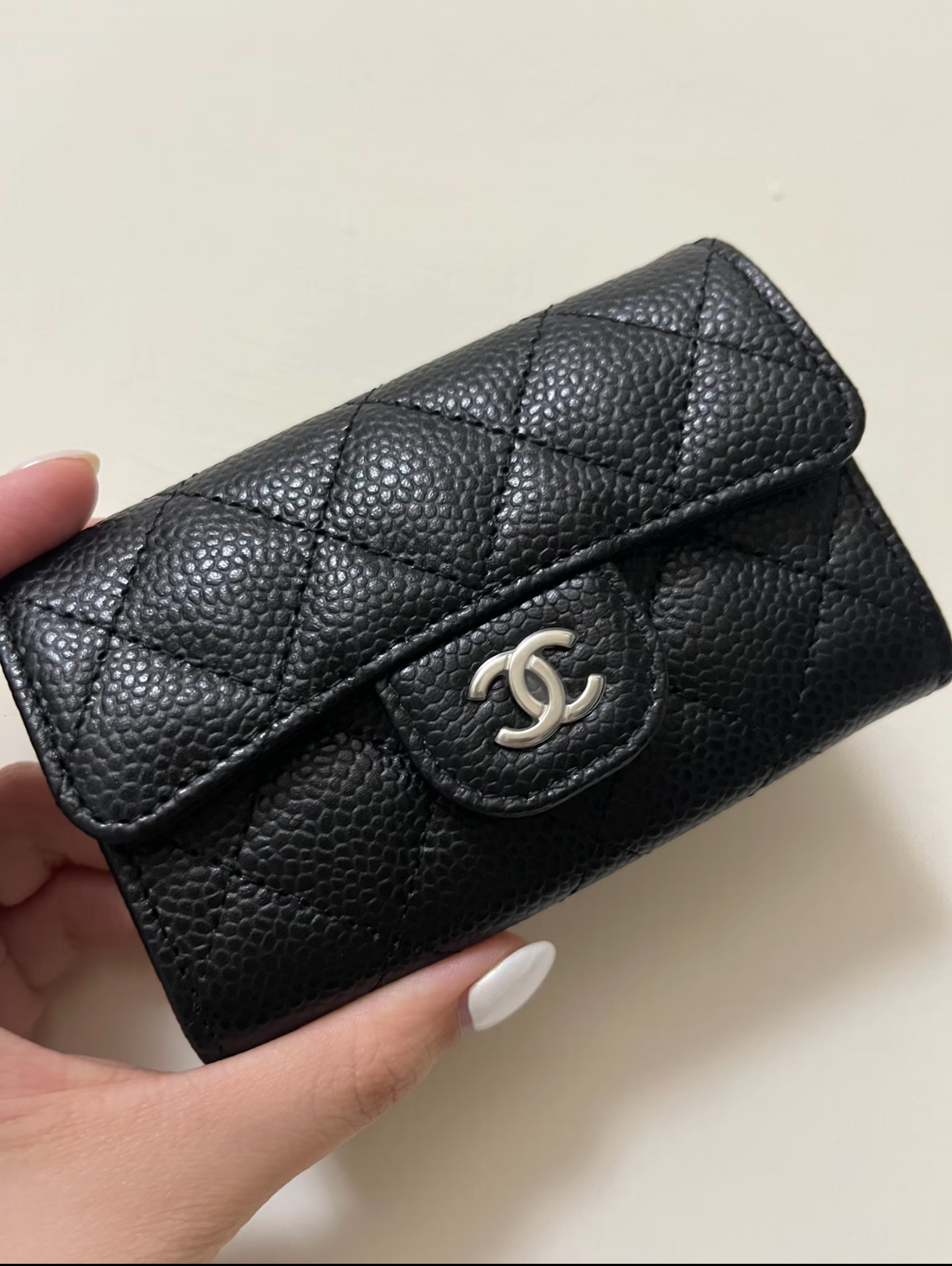 Chanel A貨 黑色菱格鑰匙包 小香CC翻蓋零錢卡包| 12 Chanel A貨 黑色菱格鑰匙包 小香CC翻蓋零錢卡包