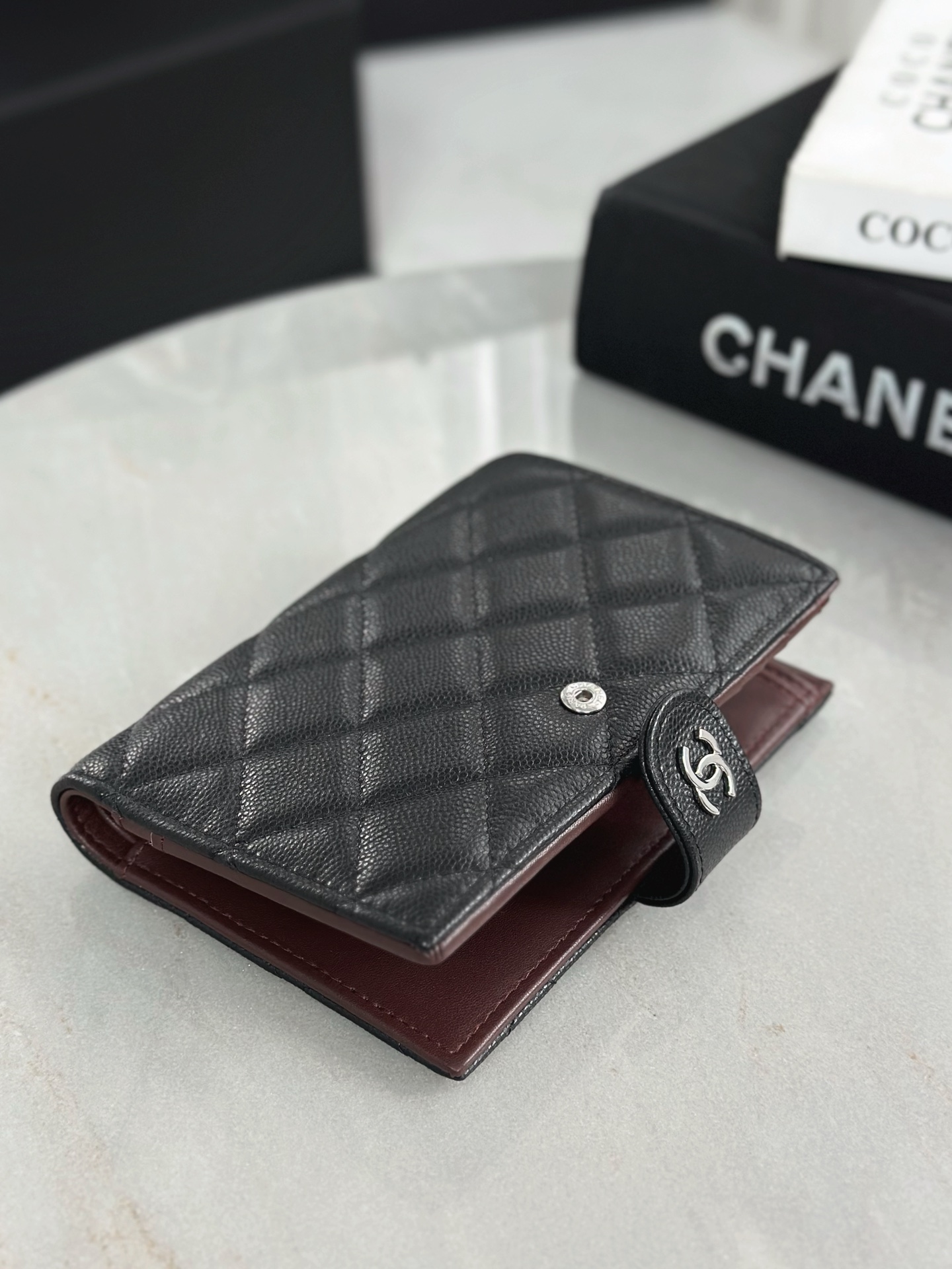 Chanel 一比一 黑色拉鍊短夾 菱格紋CC卡包 小香錢包| 13 Chanel 一比一 黑色拉鍊短夾 菱格紋CC卡包 小香錢包