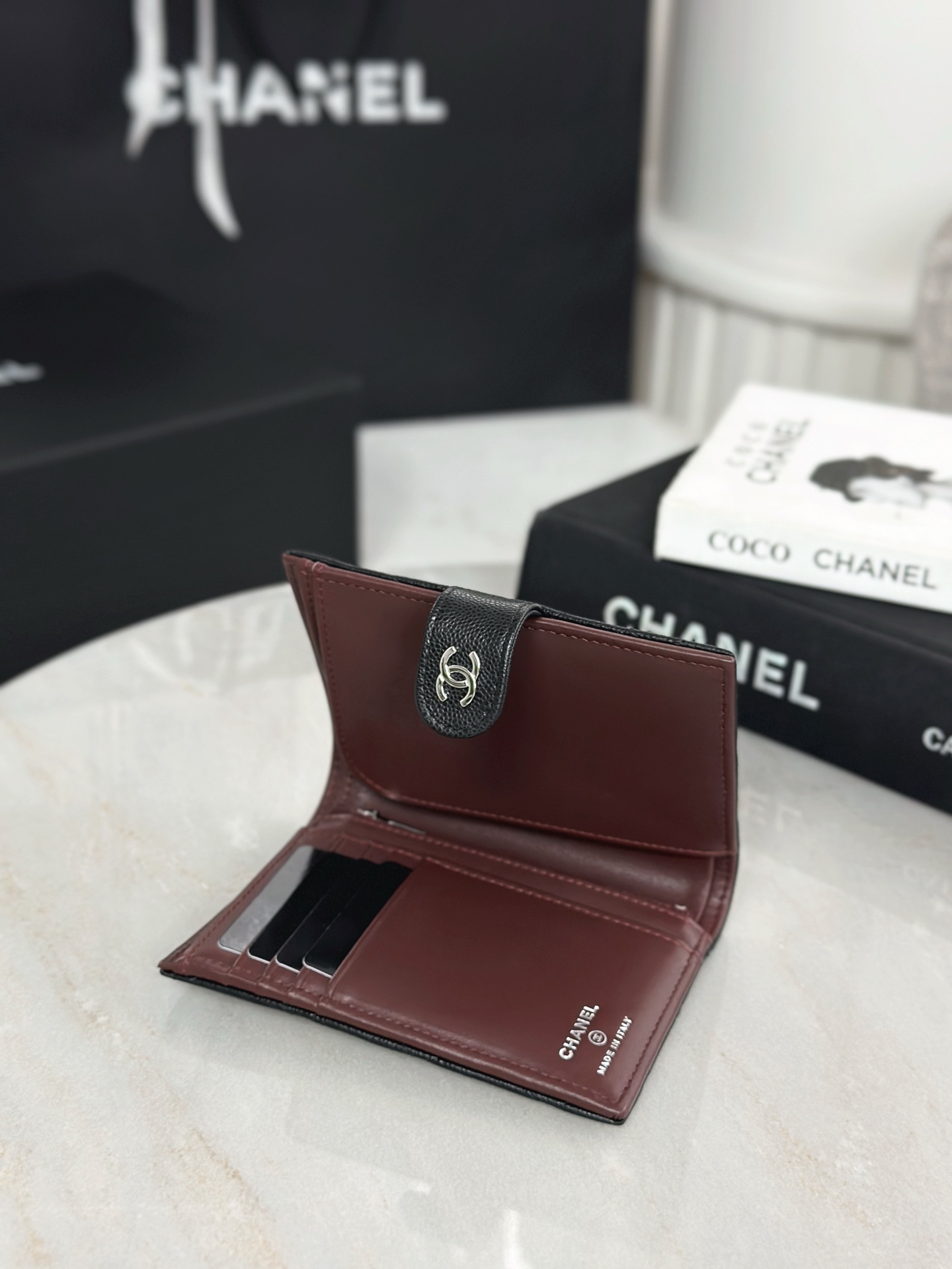 Chanel 一比一 黑色拉鍊短夾 菱格紋CC卡包 小香錢包| 12 Chanel 一比一 黑色拉鍊短夾 菱格紋CC卡包 小香錢包
