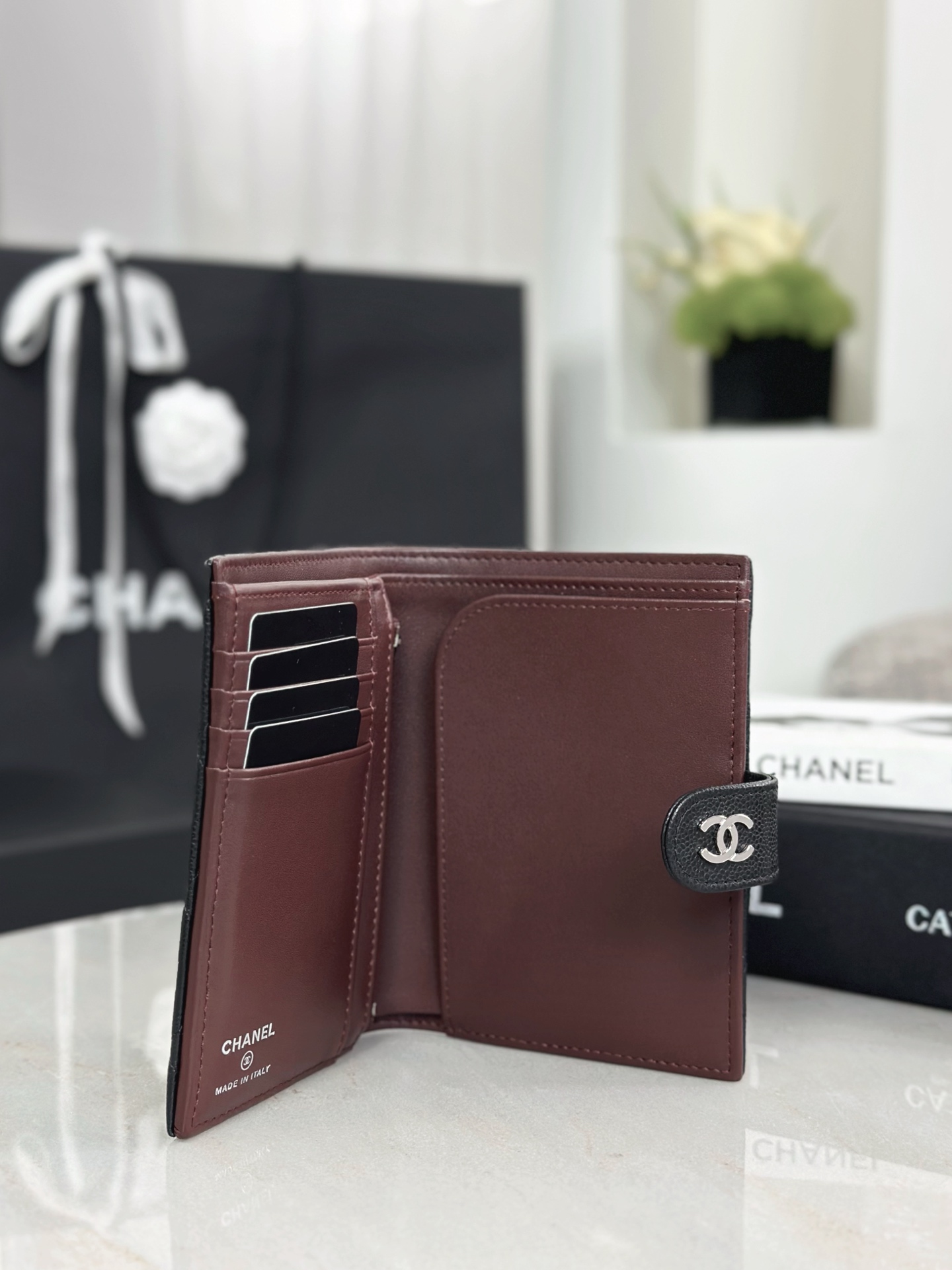Chanel 一比一 黑色拉鍊短夾 菱格紋CC卡包 小香錢包| 11 Chanel 一比一 黑色拉鍊短夾 菱格紋CC卡包 小香錢包