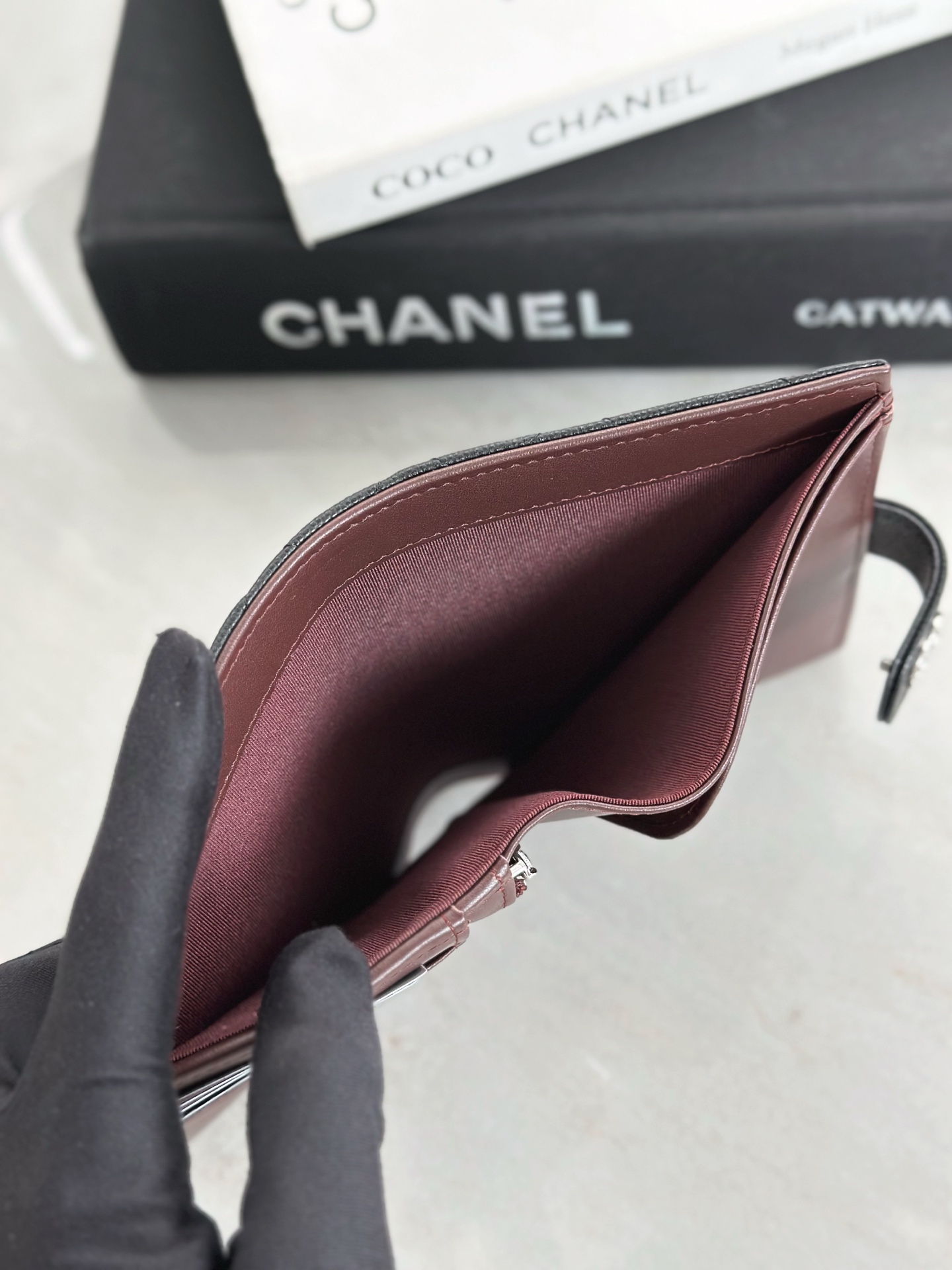 Chanel 一比一 黑色拉鍊短夾 菱格紋CC卡包 小香錢包| 10 Chanel 一比一 黑色拉鍊短夾 菱格紋CC卡包 小香錢包