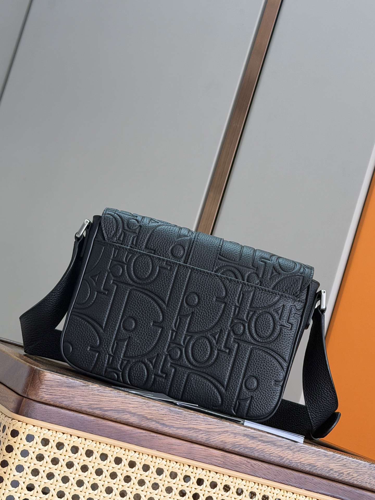 Dior 高仿 Saddle 馬鞍包 Oblique老花拼接黑色扣件斜背包| 13 Dior 高仿 Saddle 馬鞍包 Oblique老花拼接黑色扣件斜背包