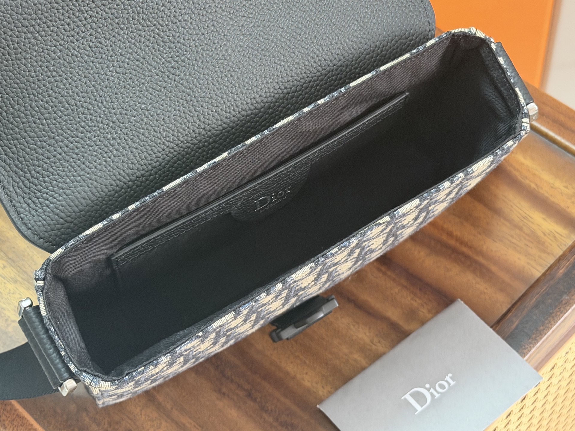 Dior 高仿 Saddle 馬鞍包 深色Oblique帆布簡約斜背包| 8 Dior 高仿 Saddle 馬鞍包 深色Oblique帆布簡約斜背包