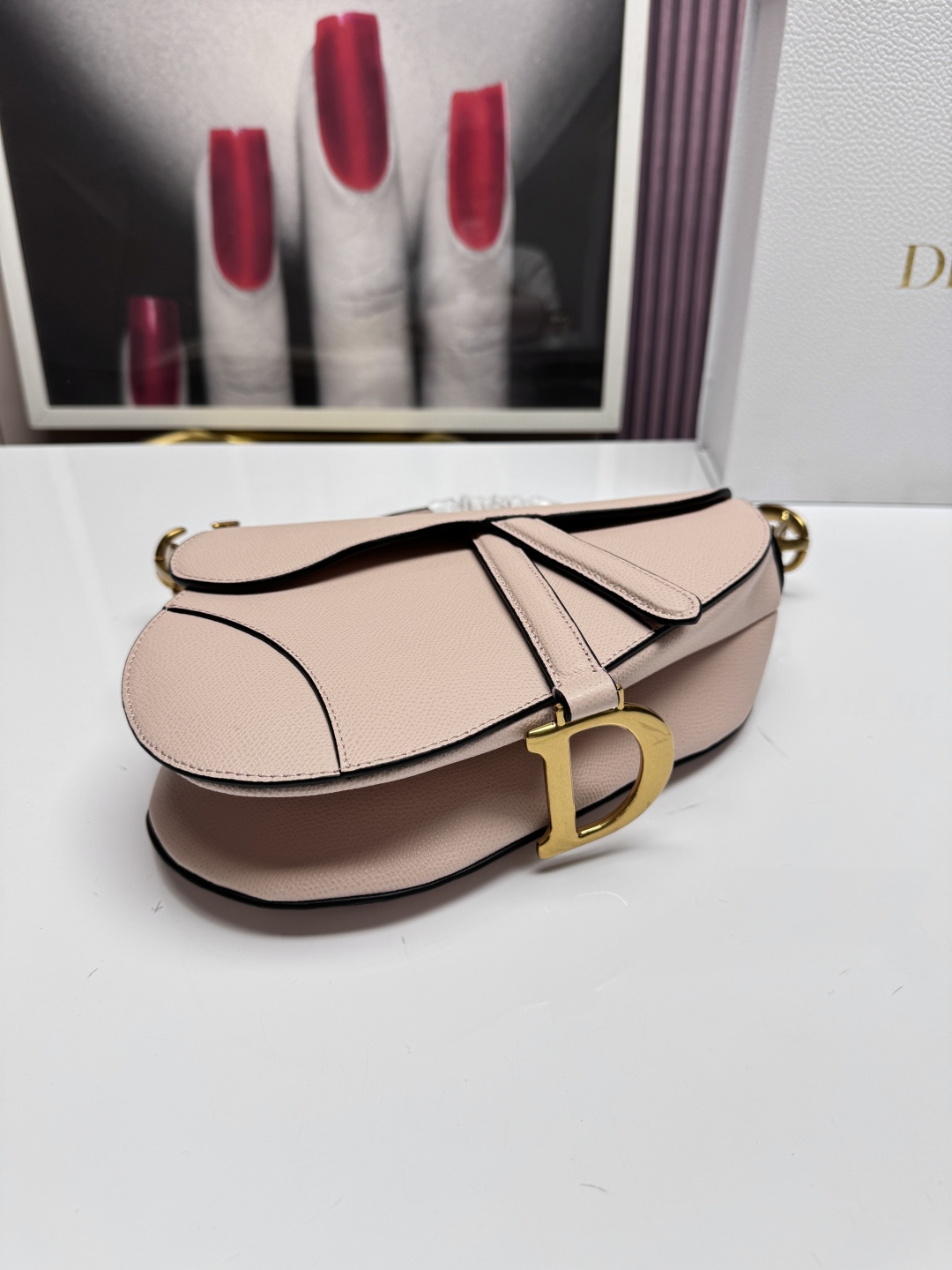 Dior A貨馬鞍包 淺粉裸色氣質單肩包優雅斜背款| 10 Dior A貨馬鞍包 淺粉裸色氣質單肩包優雅斜背款