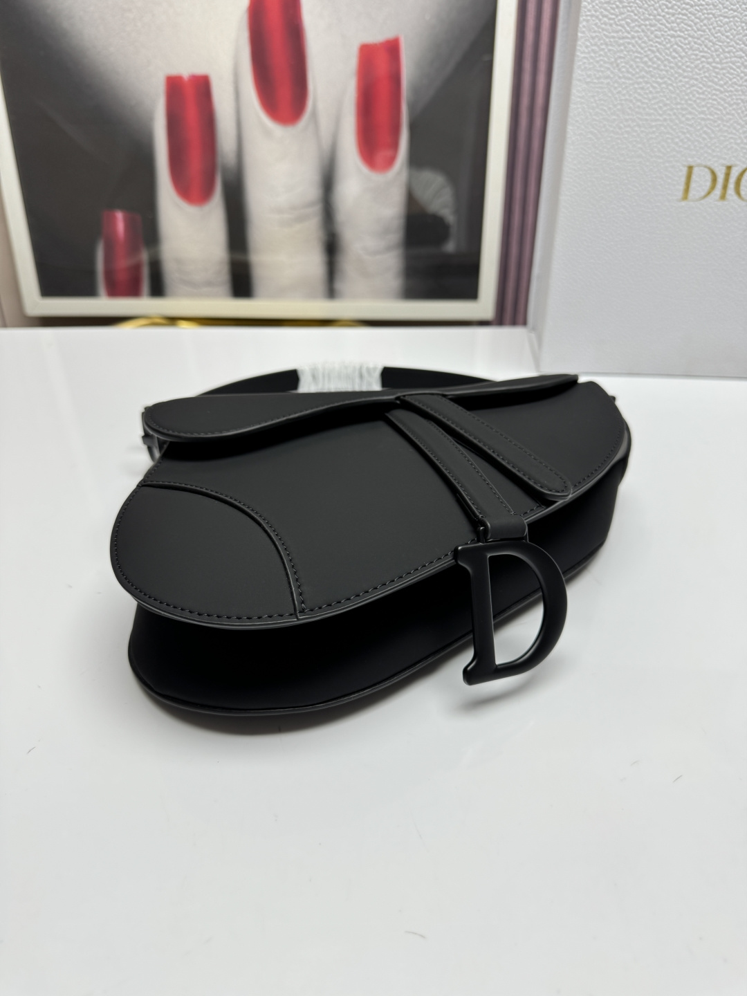 Dior 一比一馬鞍包 全黑五金設計單肩斜背包極簡高級款| 12 Dior 一比一馬鞍包 全黑五金設計單肩斜背包極簡高級款