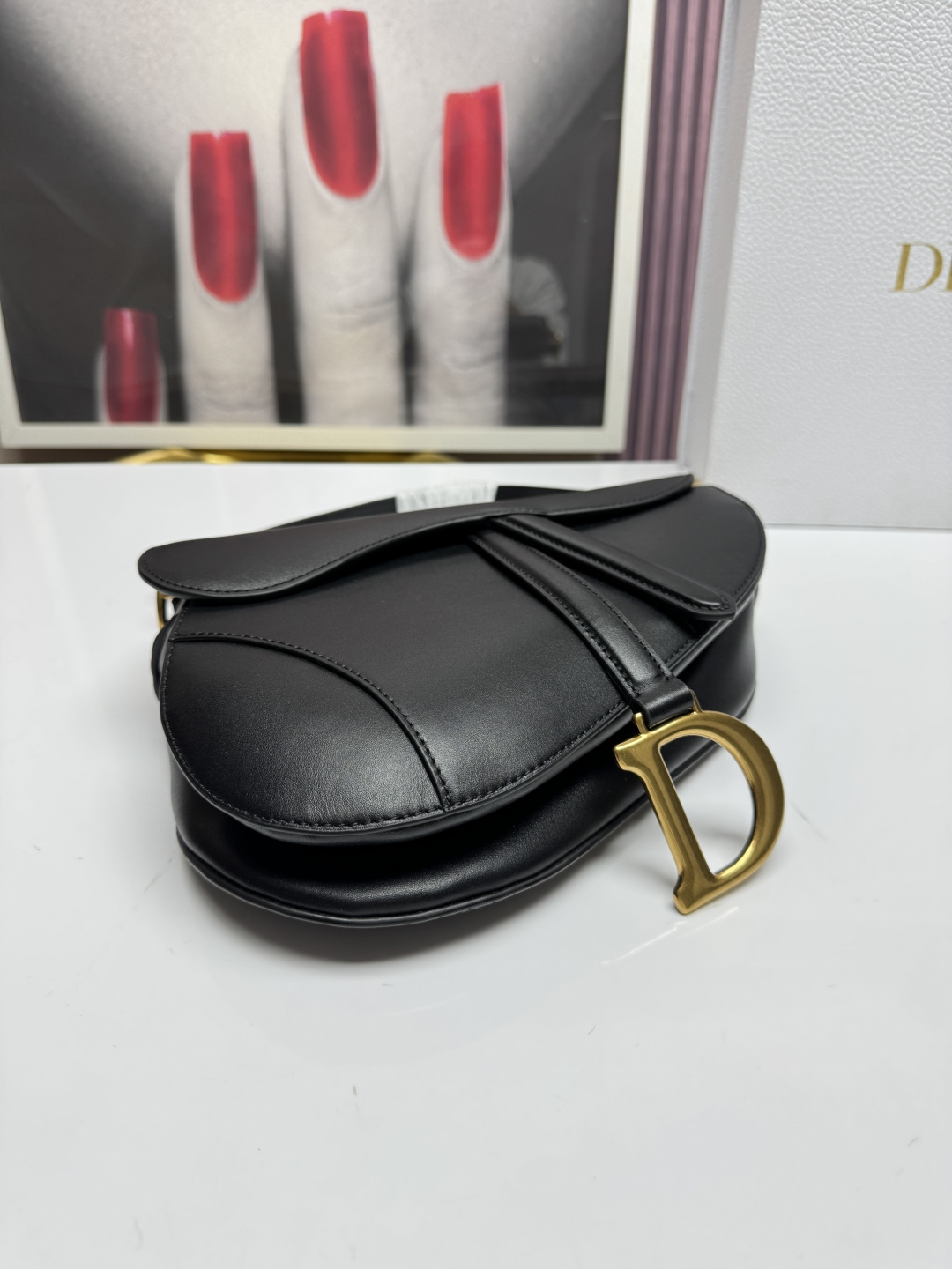 Dior 原單馬鞍包 全黑五金設計單肩斜背包極簡高級款| 10 Dior 原單馬鞍包 全黑五金設計單肩斜背包極簡高級款
