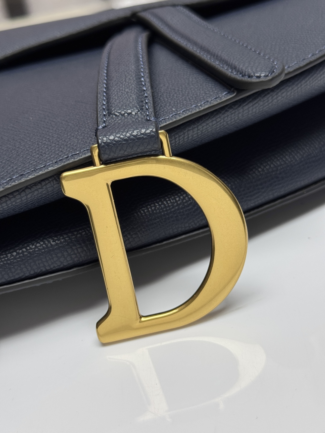 Dior A貨馬鞍包 深藍色皮革單肩包氣質百搭斜背款| 9 Dior A貨馬鞍包 深藍色皮革單肩包氣質百搭斜背款
