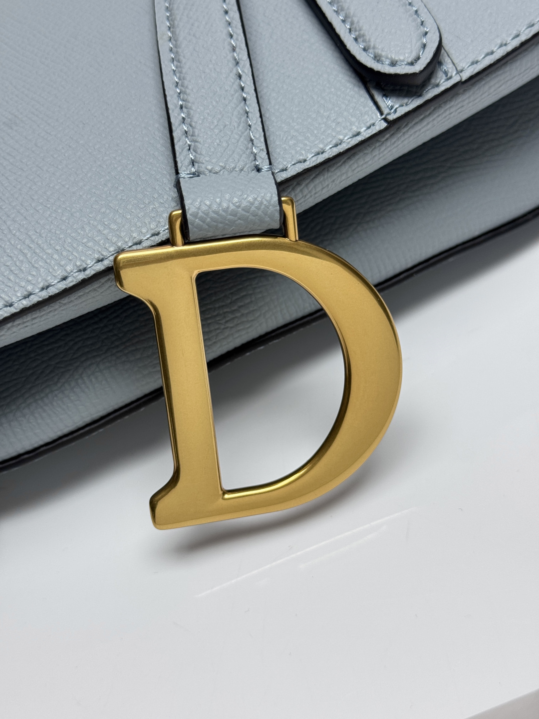 Dior 高仿馬鞍包 灰藍色單肩包時尚斜背包簡約百搭款| 8 Dior 高仿馬鞍包 灰藍色單肩包時尚斜背包簡約百搭款