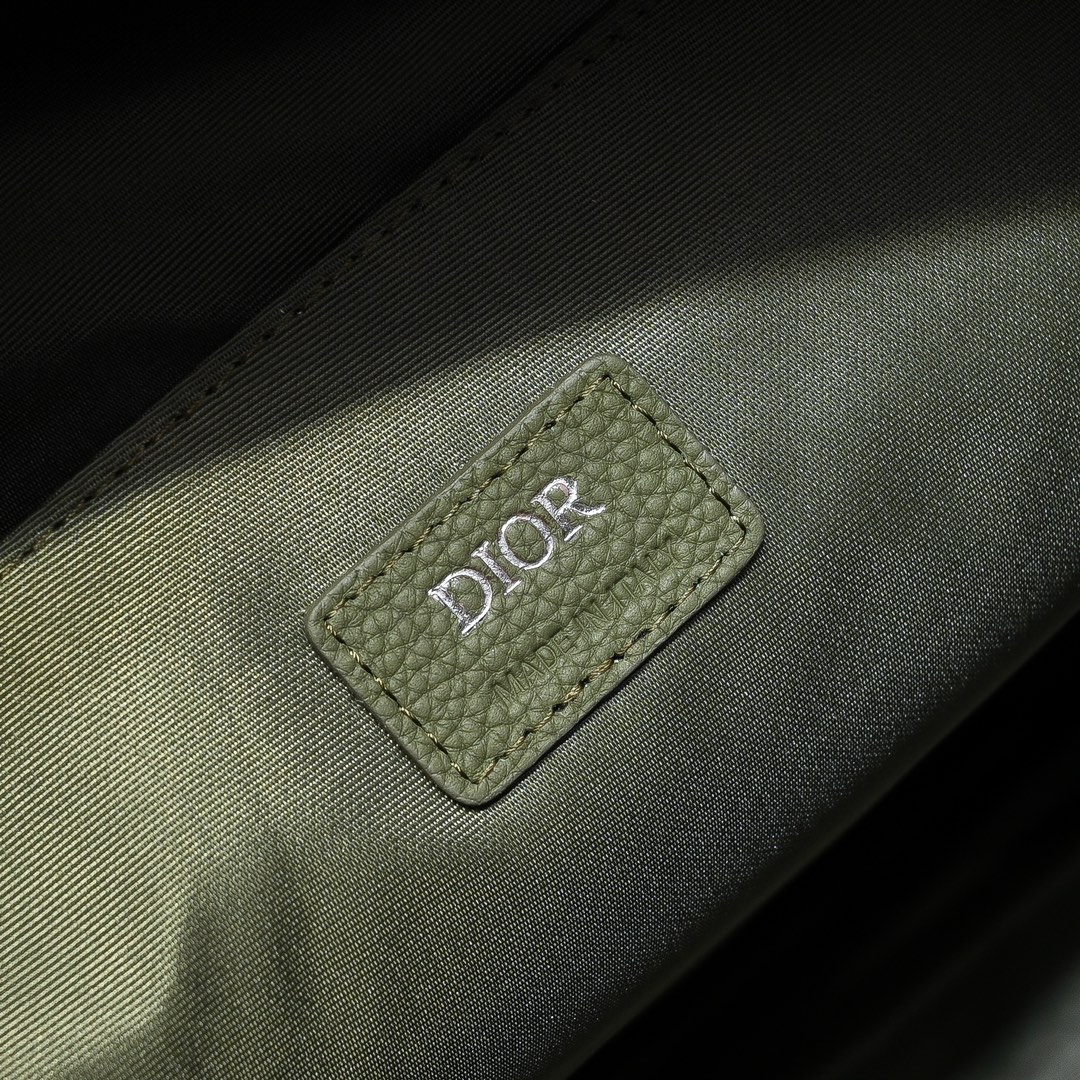 Dior 原單 Oblique老花後背包軍綠拼接雙肩包| 8 Dior 原單 Oblique老花後背包軍綠拼接雙肩包