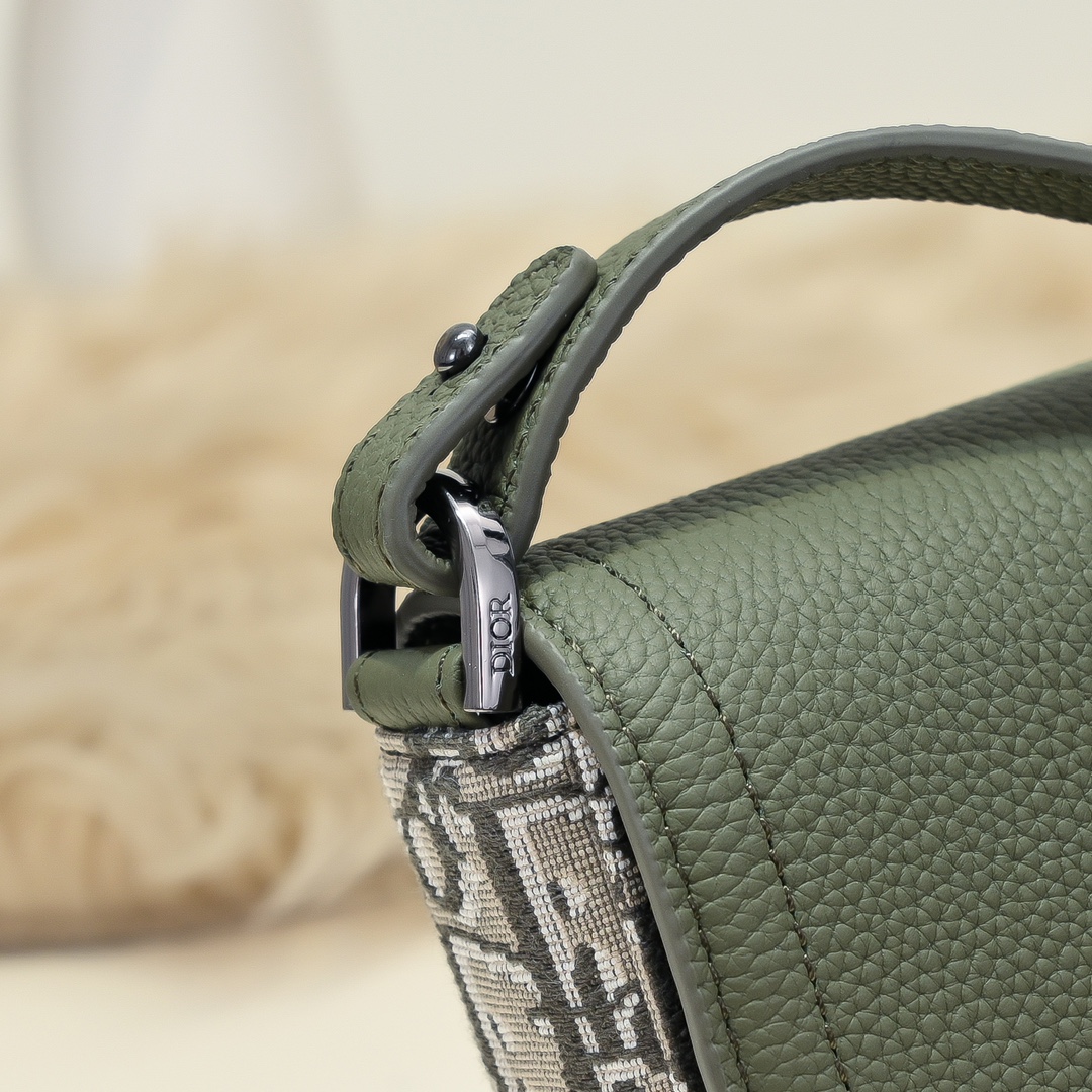 Dior 高仿 Safari Oblique軍綠拼接半月斜背包女款精品包| 11 Dior 高仿 Safari Oblique軍綠拼接半月斜背包女款精品包