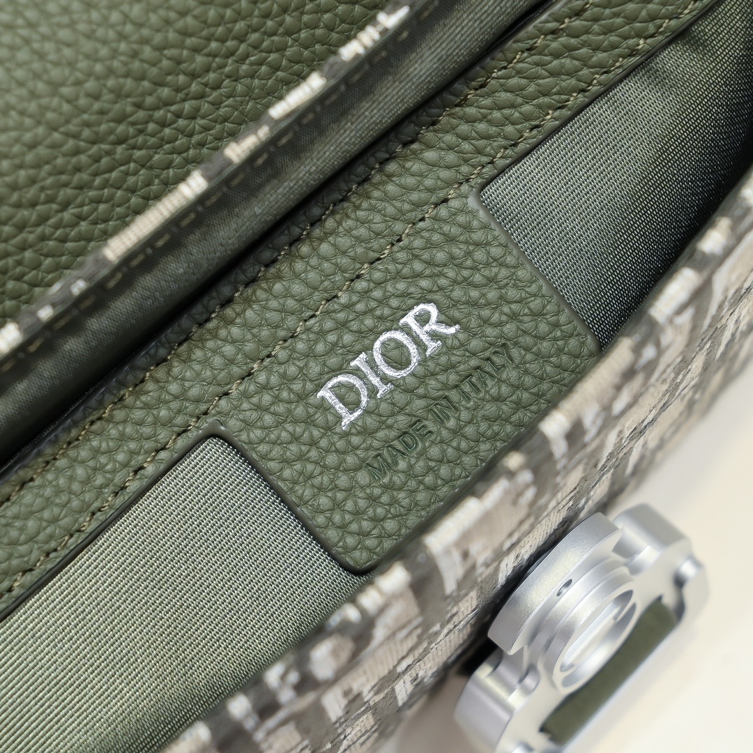 Dior 高仿 Safari Oblique軍綠拼接半月斜背包女款精品包| 8 Dior 高仿 Safari Oblique軍綠拼接半月斜背包女款精品包