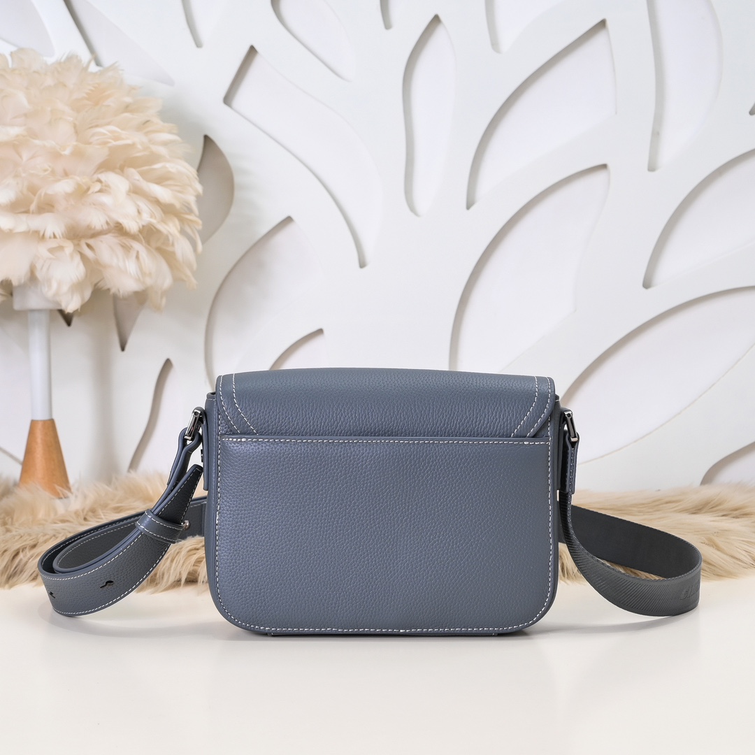 Dior 高仿 Safari灰藍粒面皮革斜背包精品男包| 13 Dior 高仿 Safari灰藍粒面皮革斜背包精品男包