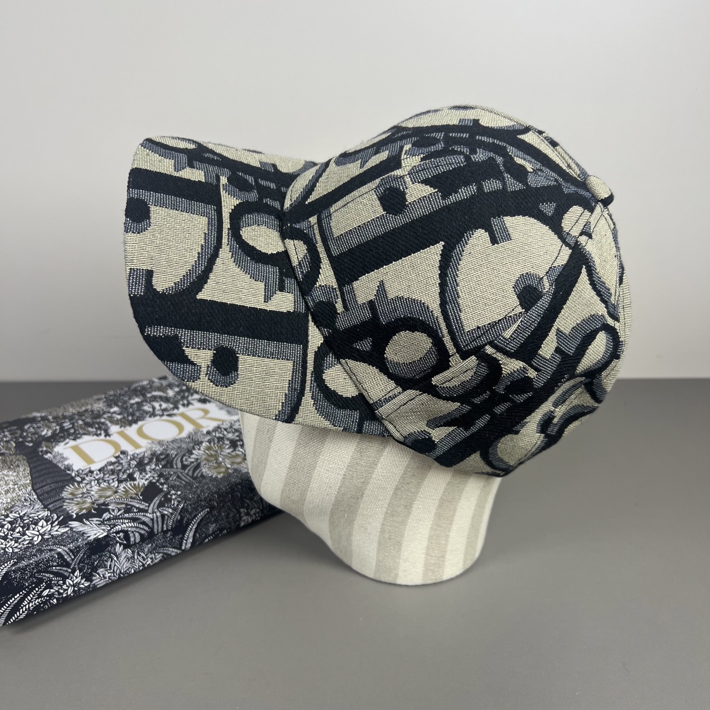 Dior原單Oblique提花棒球帽藍白經典老花鴨舌帽| 13 Dior原單Oblique提花棒球帽藍白經典老花鴨舌帽