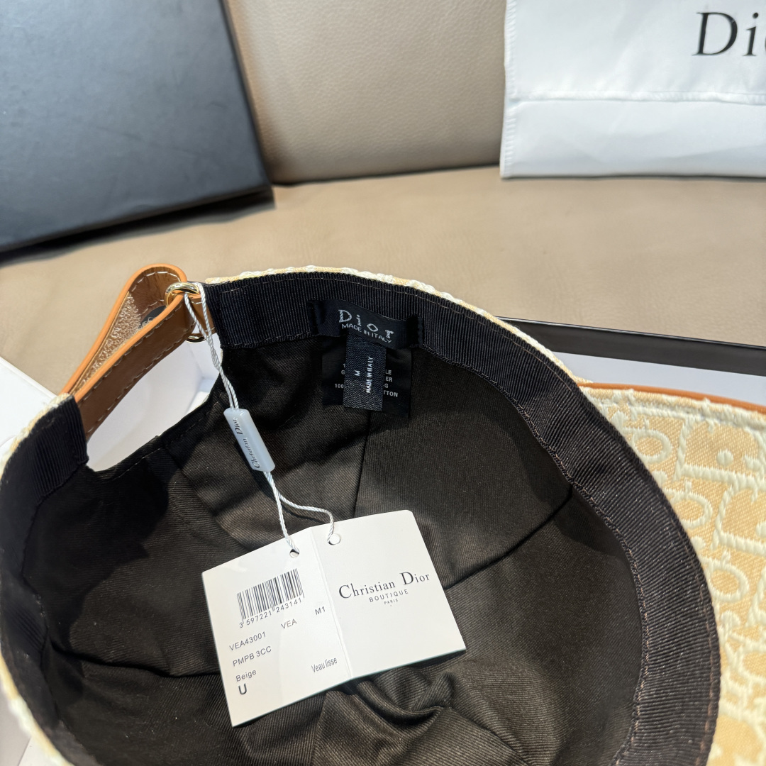 Dior高仿Oblique老花棒球帽米色經典提花鴨舌帽| 9 Dior高仿Oblique老花棒球帽米色經典提花鴨舌帽