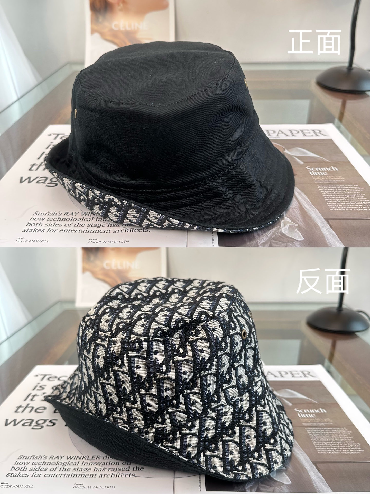 原單Dior黑色簡約漁夫帽 精品休閒百搭帽款| 14 原單Dior黑色簡約漁夫帽 精品休閒百搭帽款