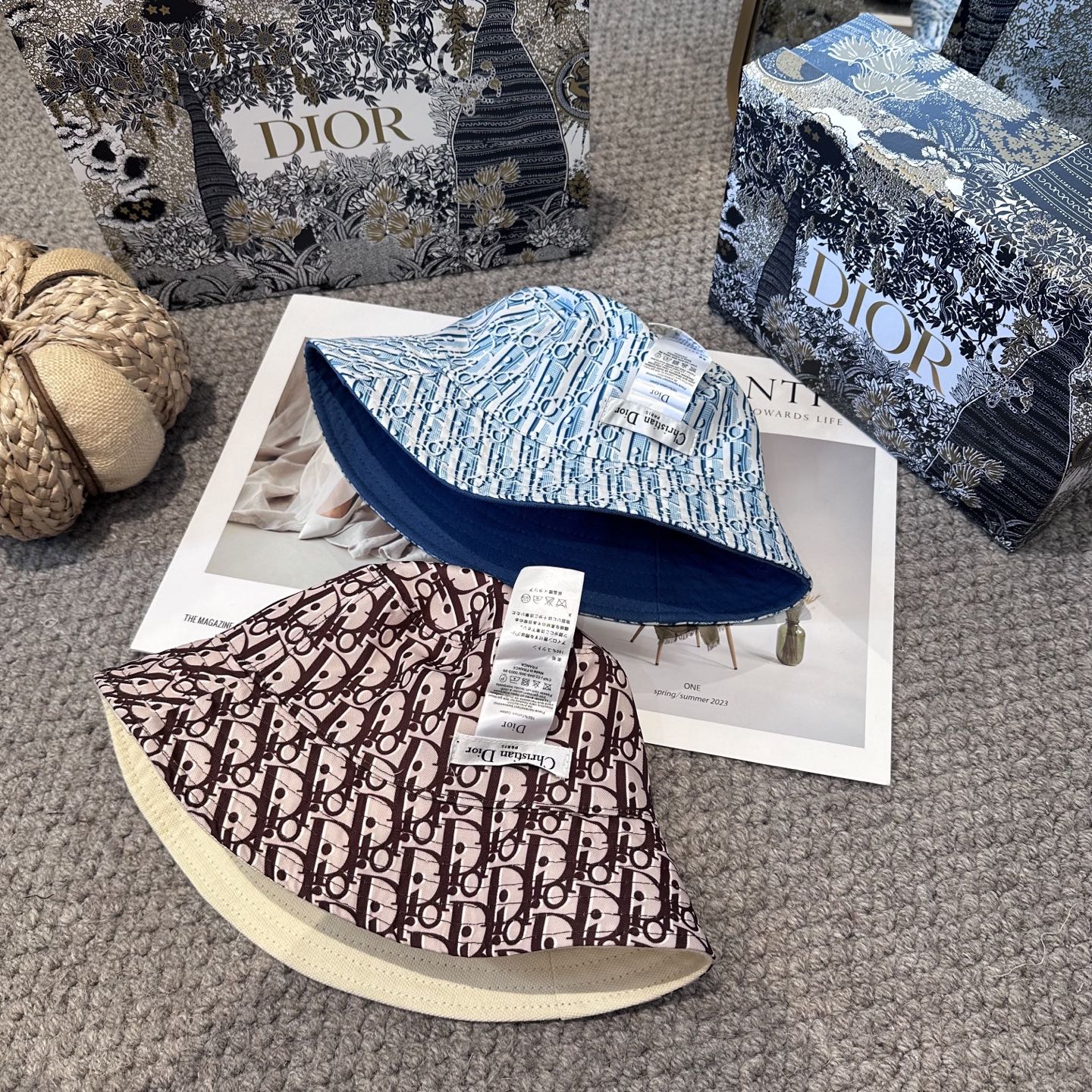 高仿Dior米白刺繡漁夫帽 簡約百搭精品帽款| 7 高仿Dior米白刺繡漁夫帽 簡約百搭精品帽款