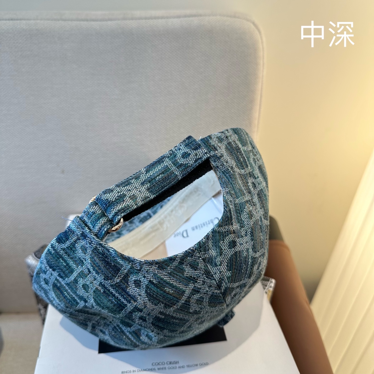 Dior高仿老花提花棒球帽 滿版Oblique鴨舌帽中深色款| 15 Dior高仿老花提花棒球帽 滿版Oblique鴨舌帽中深色款