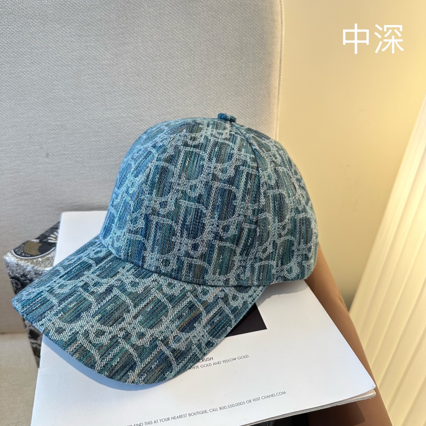 Dior高仿老花提花棒球帽 滿版Oblique鴨舌帽中深色款| 13 Dior高仿老花提花棒球帽 滿版Oblique鴨舌帽中深色款