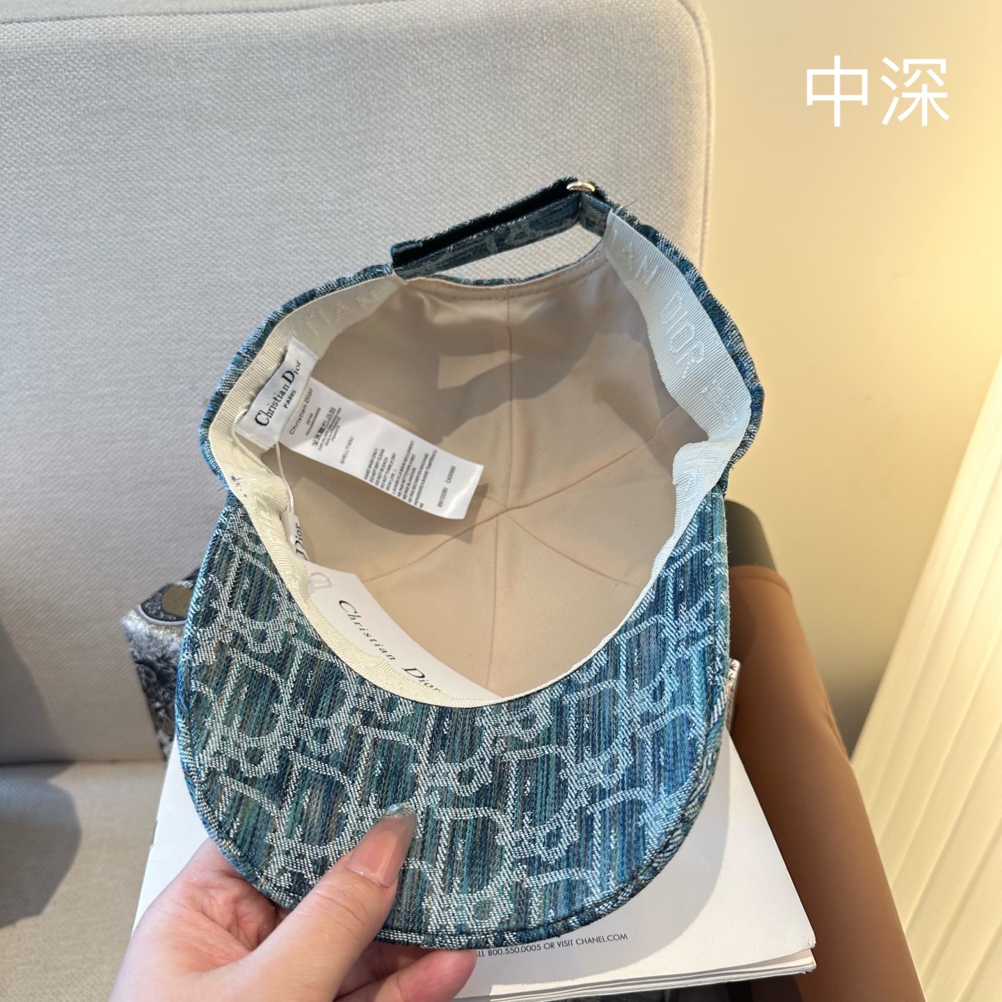 Dior高仿老花提花棒球帽 滿版Oblique鴨舌帽中深色款| 7 Dior高仿老花提花棒球帽 滿版Oblique鴨舌帽中深色款