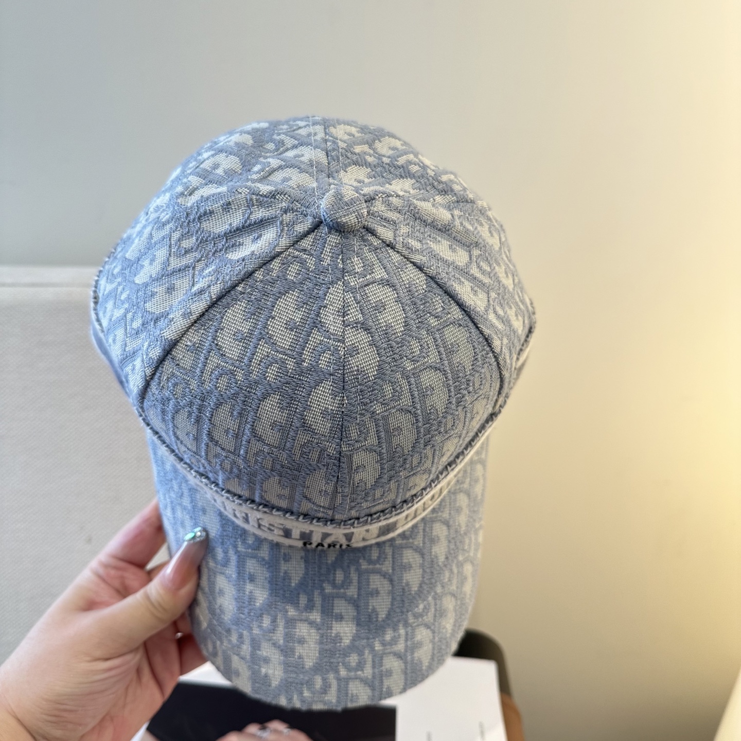 Dior高仿淺藍Oblique老花棒球帽 精品刺繡鴨舌帽| 10 Dior高仿淺藍Oblique老花棒球帽 精品刺繡鴨舌帽