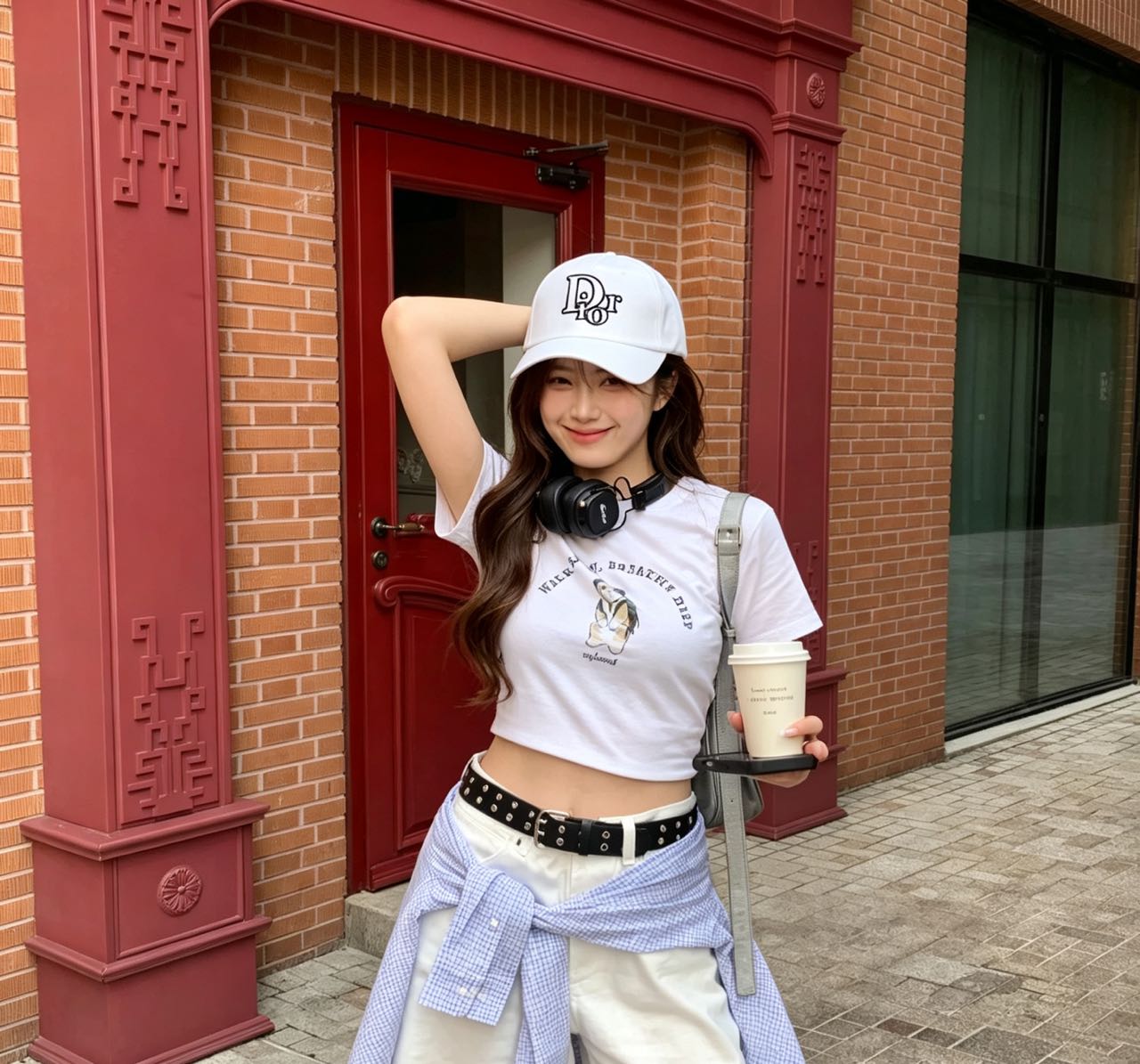 Dior高仿白色刺繡Logo棒球帽簡約百搭遮陽帽| 6 Dior高仿白色刺繡Logo棒球帽簡約百搭遮陽帽