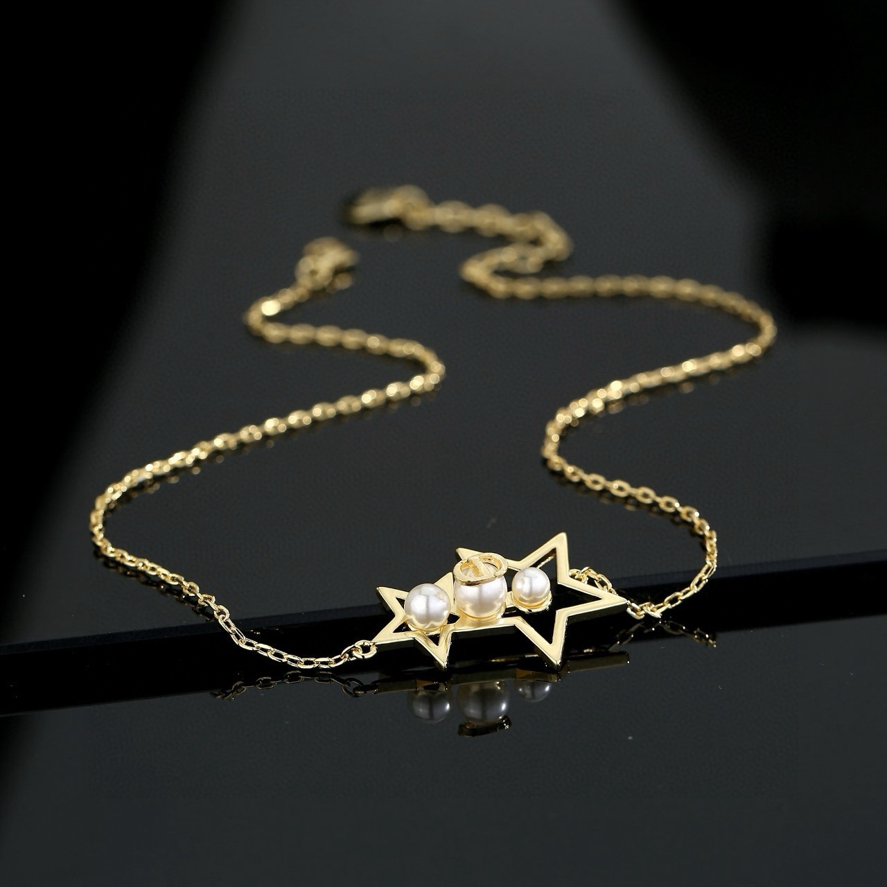 一比一Dior星星珍珠項鍊 女士氣質鎖骨鏈飾品| 7 一比一Dior星星珍珠項鍊 女士氣質鎖骨鏈飾品