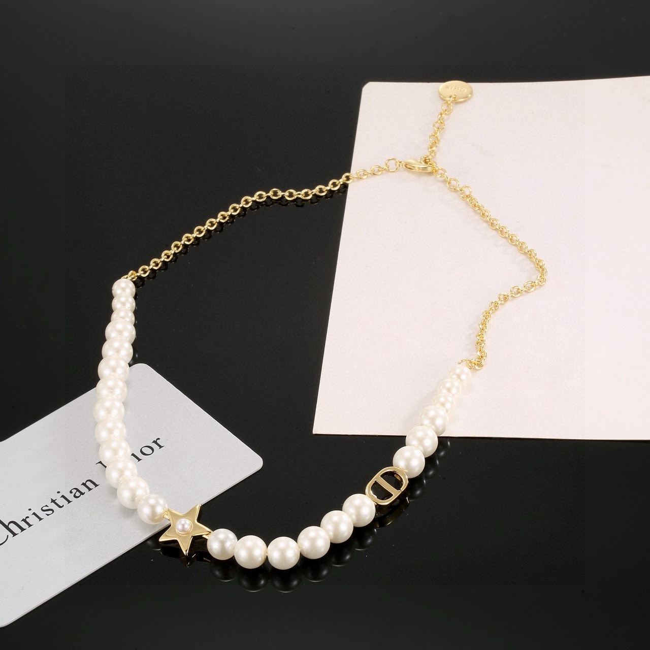 高仿 Dior珍珠星星手鏈女款法式輕奢飾品| 11 高仿 Dior珍珠星星手鏈女款法式輕奢飾品