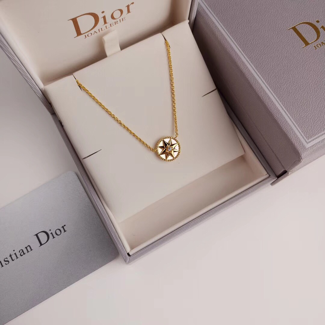 原單 Dior羅盤星星耳環項鍊套組女款高級飾品| 11 原單 Dior羅盤星星耳環項鍊套組女款高級飾品