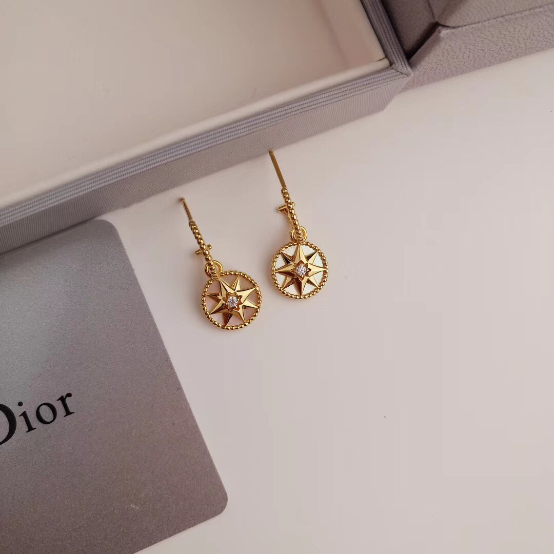 原單 Dior羅盤星星耳環項鍊套組女款高級飾品| 9 原單 Dior羅盤星星耳環項鍊套組女款高級飾品