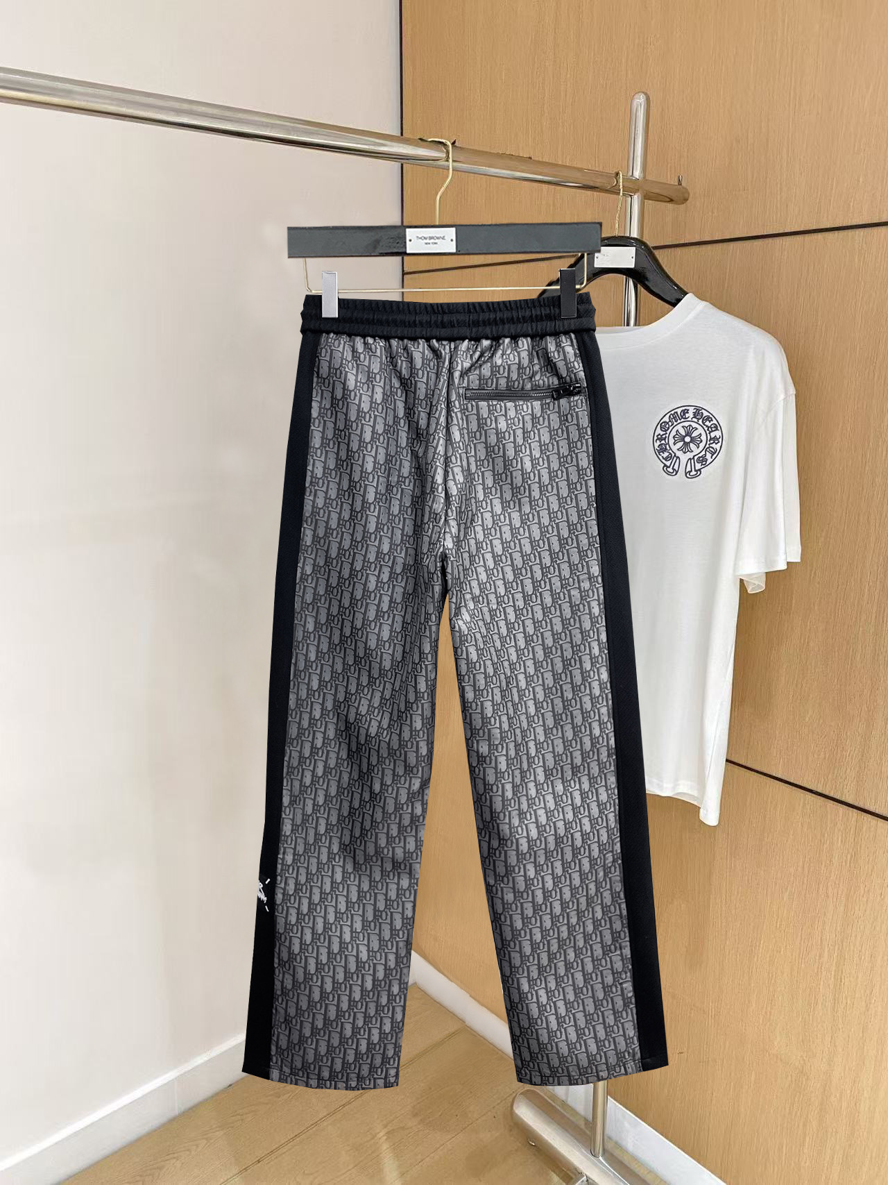 高仿 Dior Oblique滿版提花休閒長褲寬鬆直筒運動褲| 14 高仿 Dior Oblique滿版提花休閒長褲寬鬆直筒運動褲
