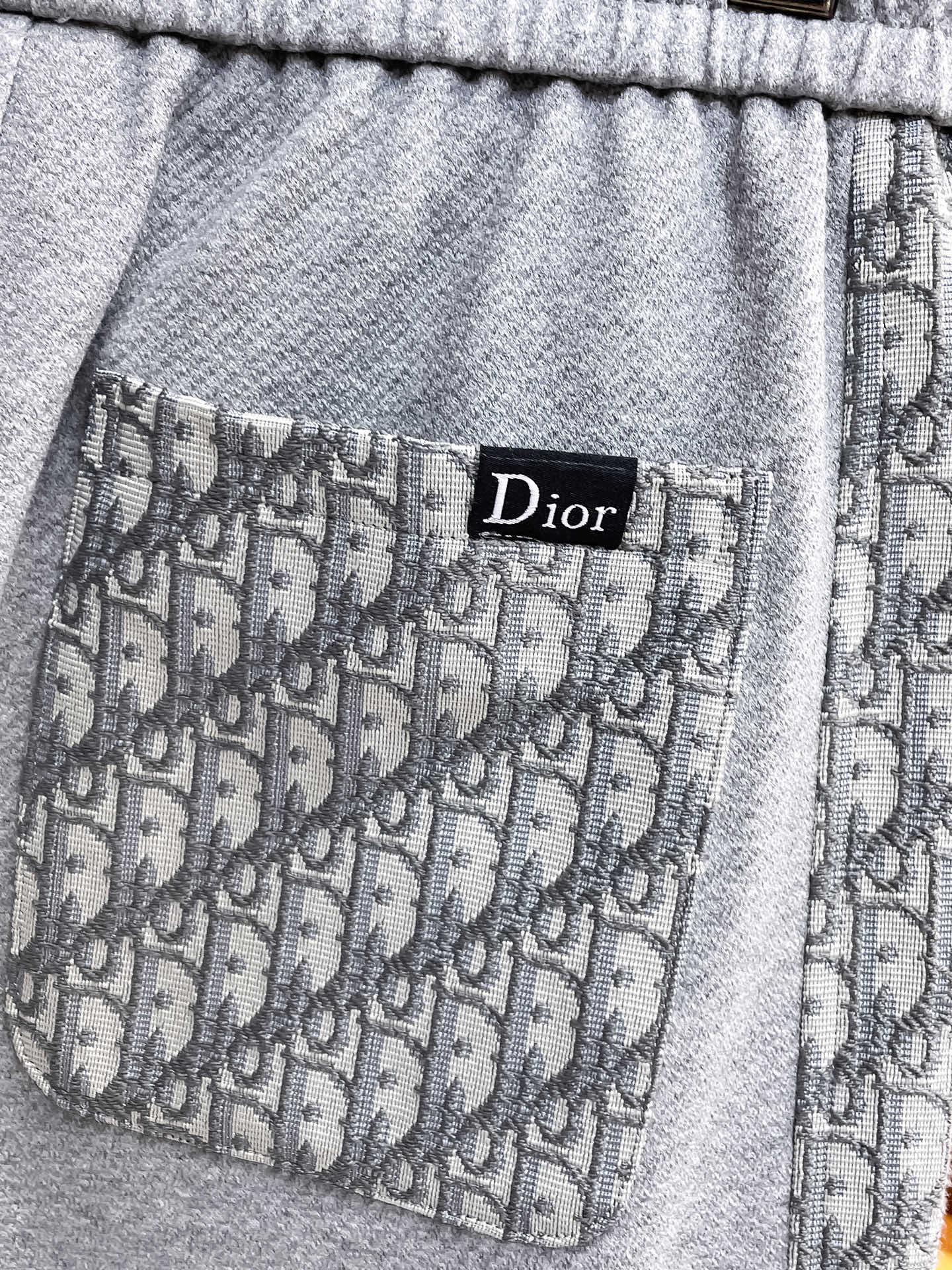 DIOR高仿Oblique提花拼接休閒長褲寬鬆百搭運動褲| 7 DIOR高仿Oblique提花拼接休閒長褲寬鬆百搭運動褲