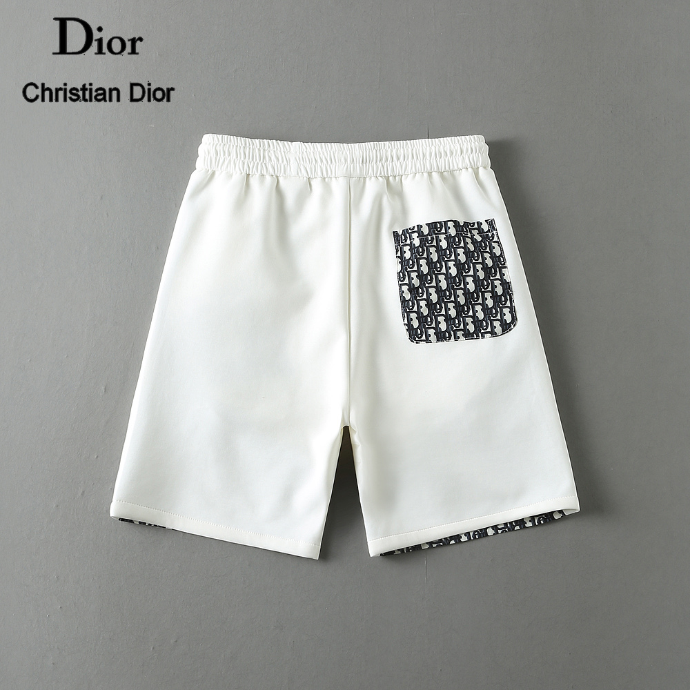 DIOR原單拉鍊拼接運動短褲高端老花五分褲| 13 DIOR原單拉鍊拼接運動短褲高端老花五分褲