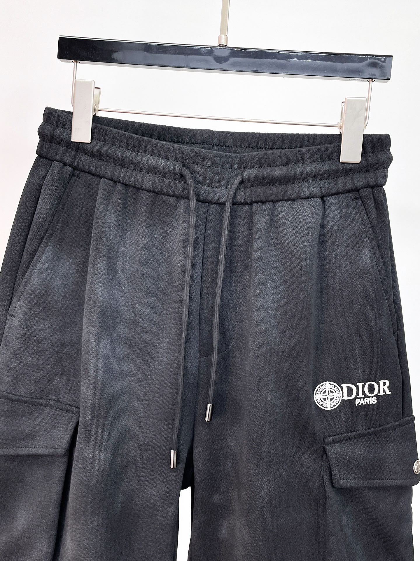 DIOR原單復古水洗工裝短褲男士高級休閒五分褲| 13 DIOR原單復古水洗工裝短褲男士高級休閒五分褲