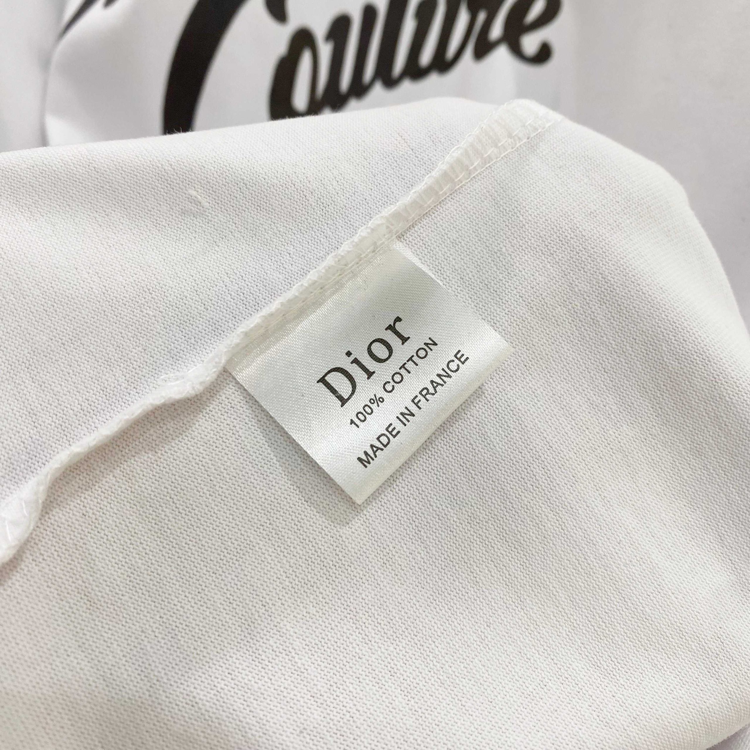 Dior一比一經典手寫字母短袖T恤精品男女百搭上衣| 7 Dior一比一經典手寫字母短袖T恤精品男女百搭上衣