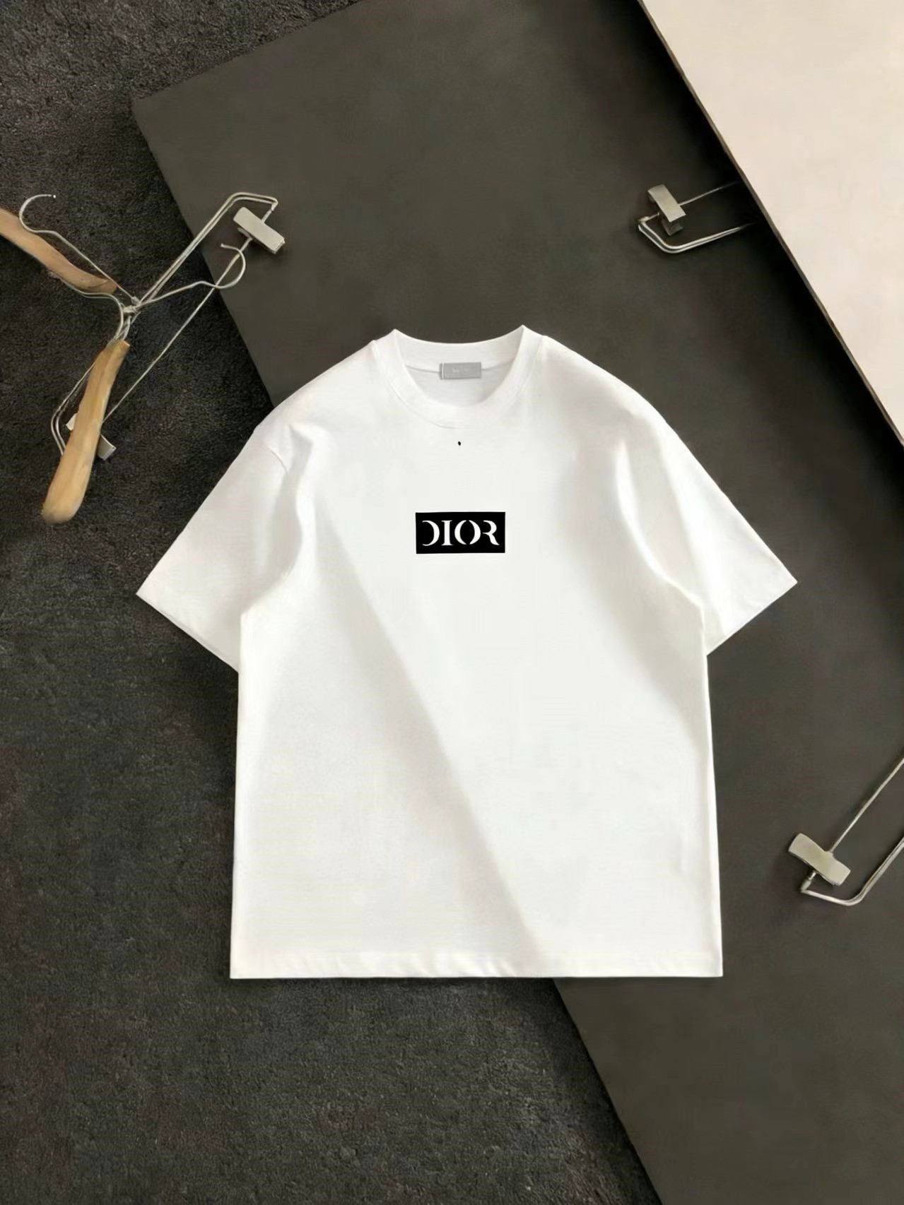 Dior一比一極簡方框Logo短袖T恤高端休閒款| 15 Dior一比一極簡方框Logo短袖T恤高端休閒款
