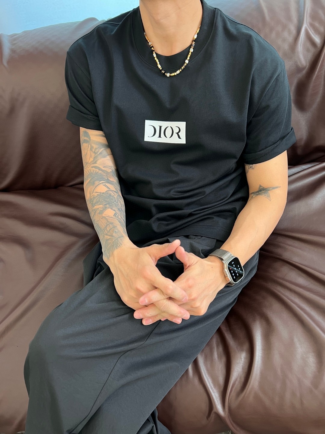 Dior一比一極簡方框Logo短袖T恤高端休閒款| 10 Dior一比一極簡方框Logo短袖T恤高端休閒款