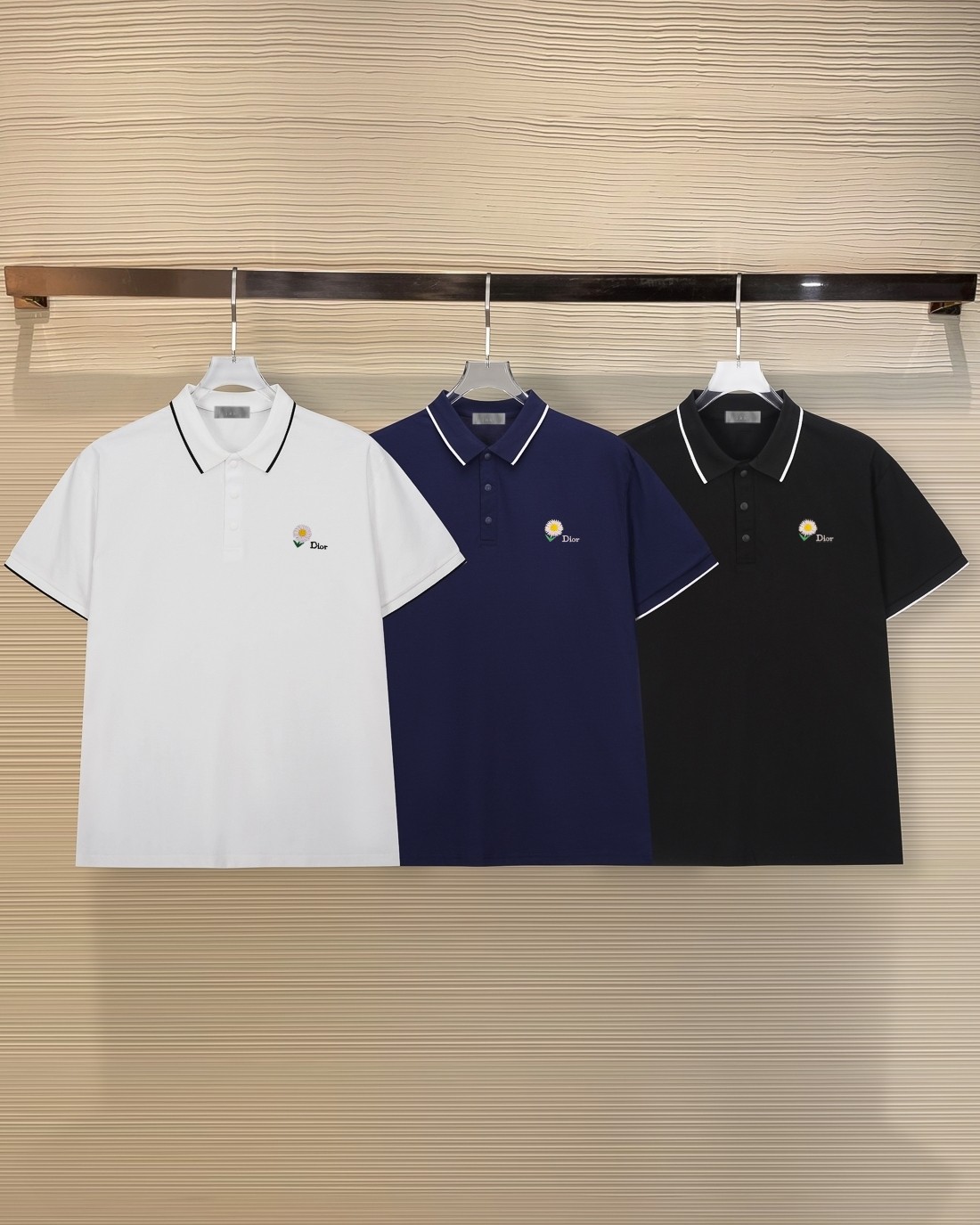 一比一Dior小雛菊翻領POLO短袖休閒商務男裝| 15 一比一Dior小雛菊翻領POLO短袖休閒商務男裝