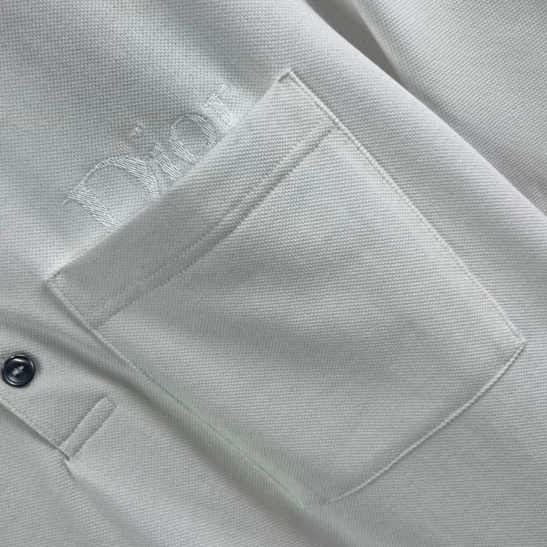 原單Dior口袋刺繡POLO衫男士商務休閒短袖| 11 原單Dior口袋刺繡POLO衫男士商務休閒短袖