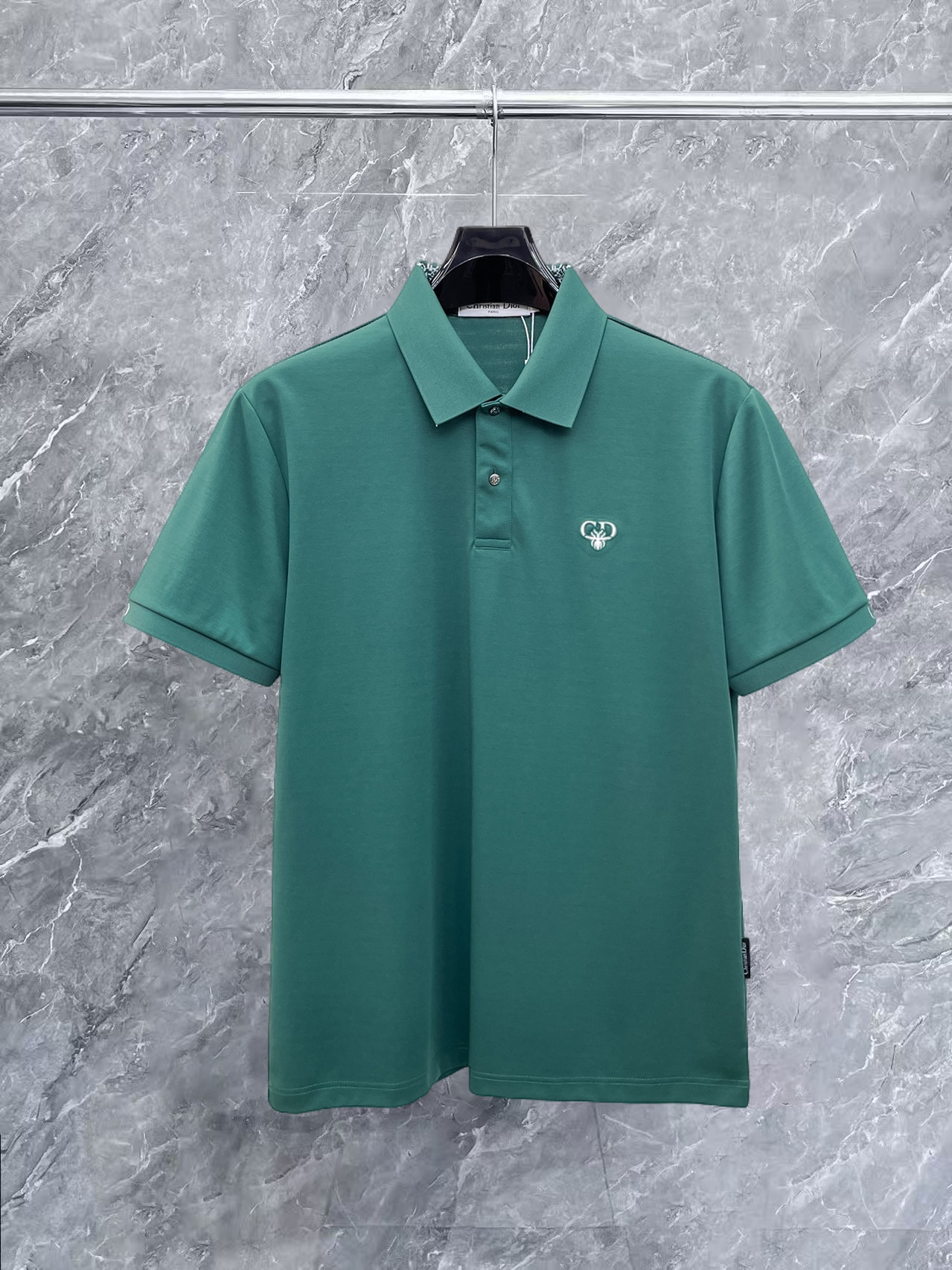 高仿Dior經典刺繡POLO衫男士翻領商務短袖| 6 高仿Dior經典刺繡POLO衫男士翻領商務短袖
