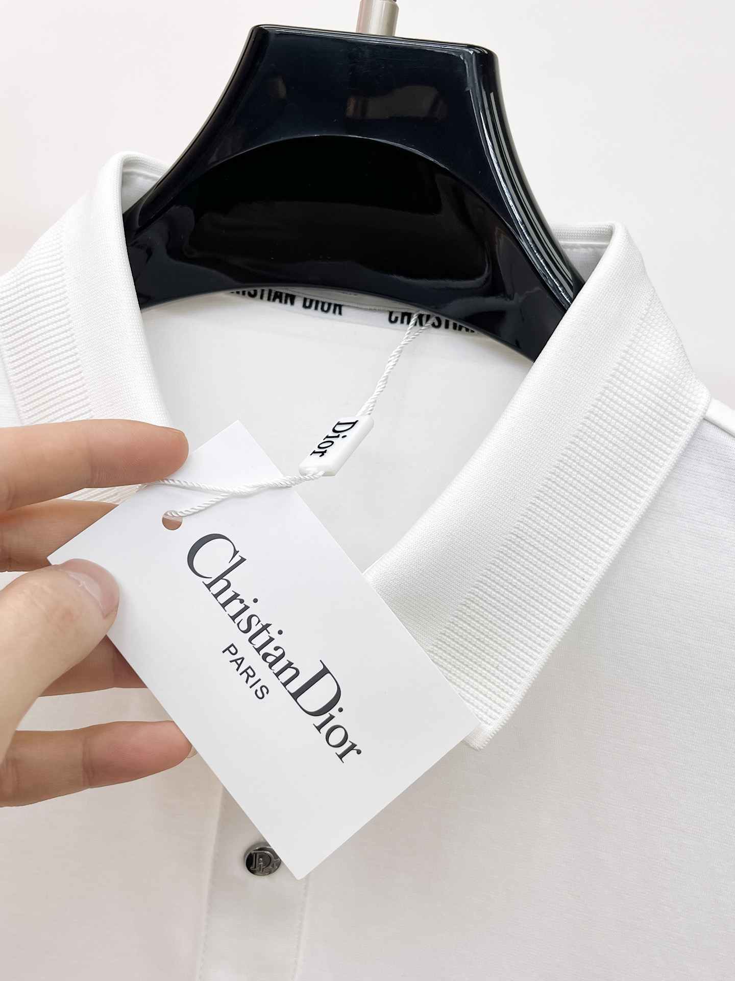 一比一Dior DR字母POLO衫男士簡約翻領短袖| 7 一比一Dior DR字母POLO衫男士簡約翻領短袖
