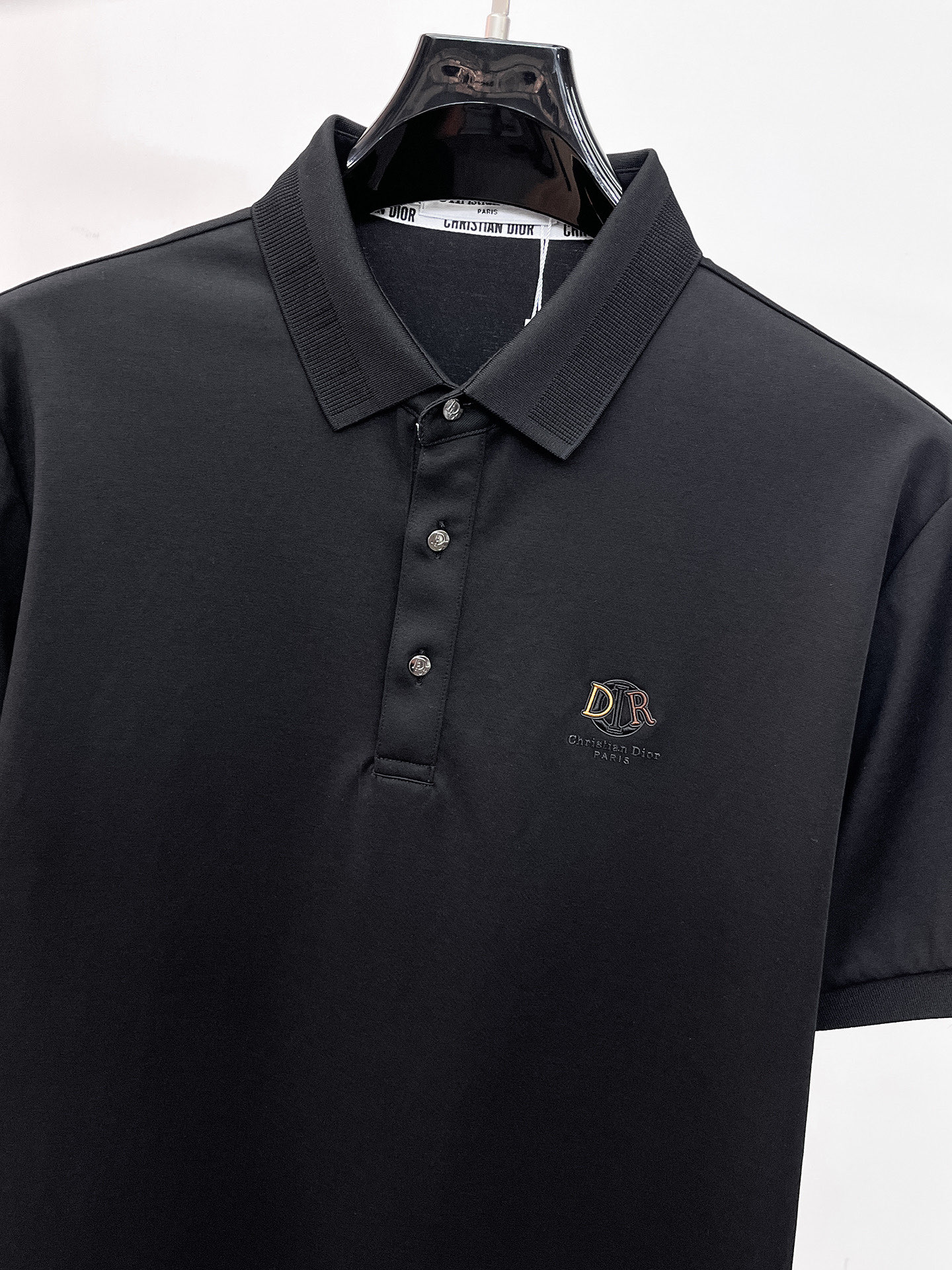 A貨Dior深藍翻領POLO衫男士商務休閒短袖| 12 A貨Dior深藍翻領POLO衫男士商務休閒短袖