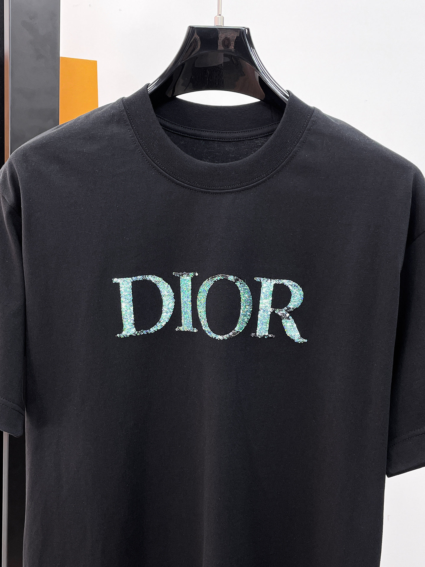 Dior高仿亮片Logo短袖T恤 精品寬鬆潮流男裝| 13 Dior高仿亮片Logo短袖T恤 精品寬鬆潮流男裝
