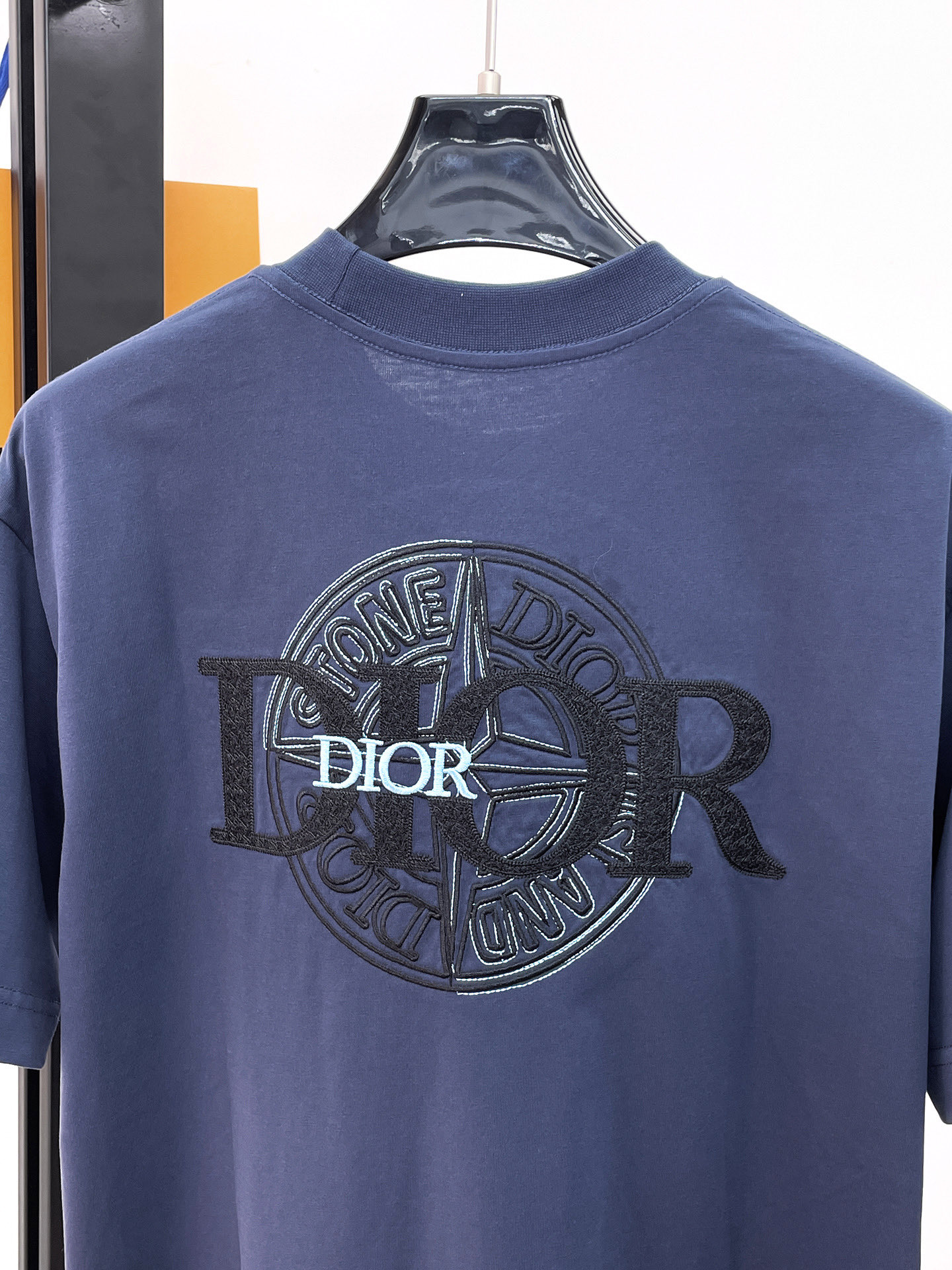 Dior高仿後背大Logo短袖T恤 精品寬鬆潮流男裝| 9 Dior高仿後背大Logo短袖T恤 精品寬鬆潮流男裝