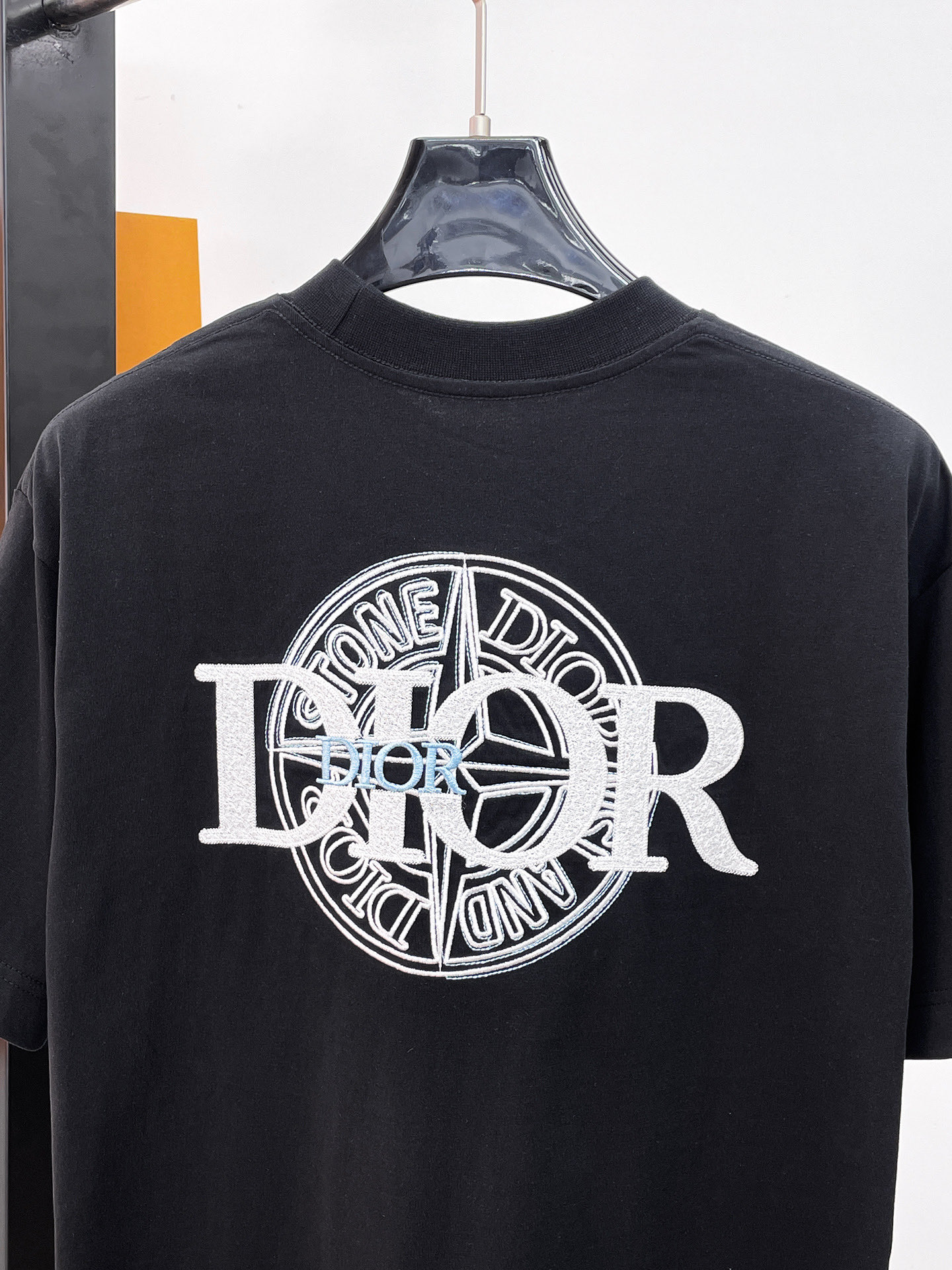 Dior高仿刺繡Logo短袖T恤 高端精品潮流男裝| 13 Dior高仿刺繡Logo短袖T恤 高端精品潮流男裝