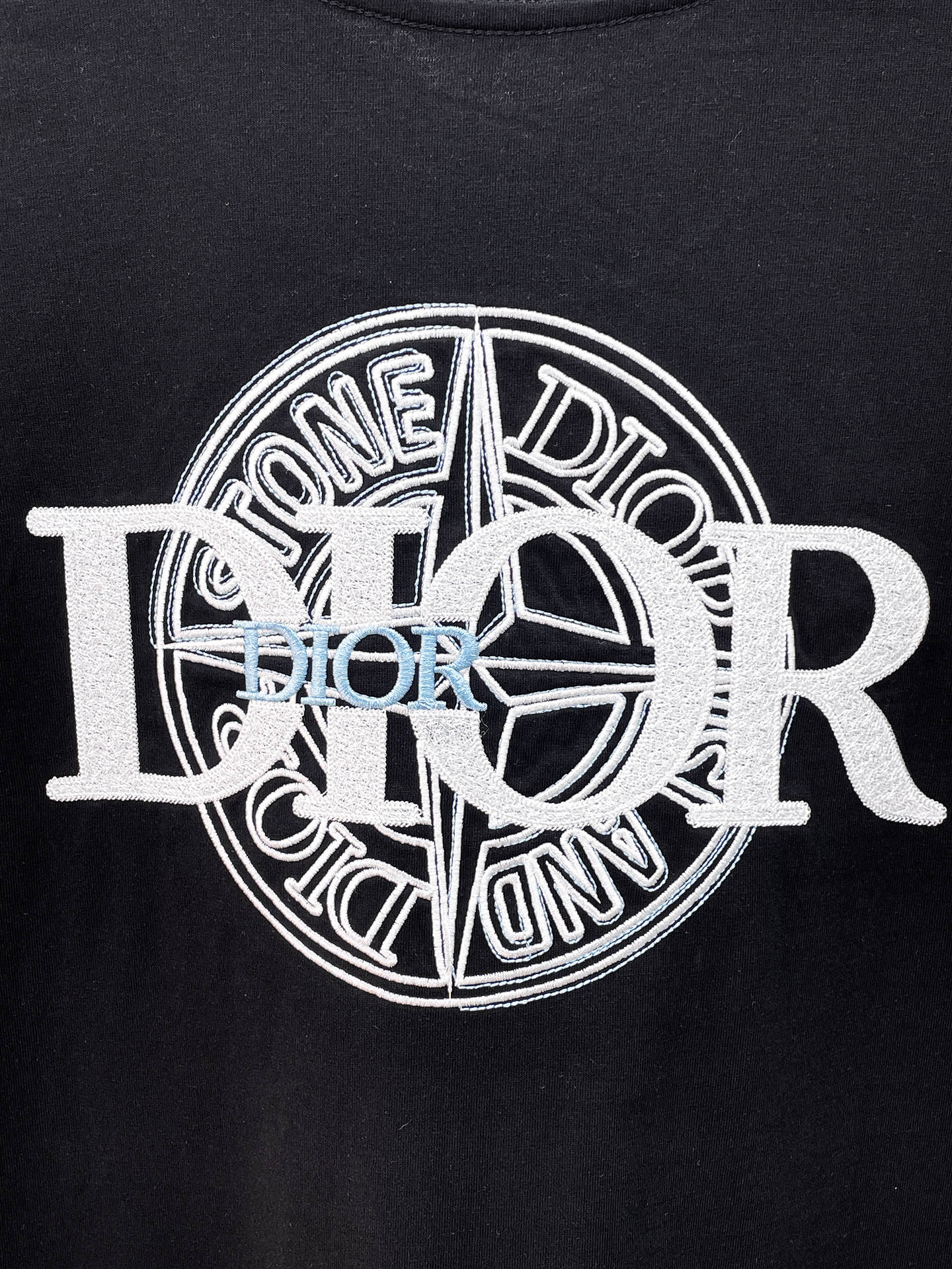 Dior高仿刺繡Logo短袖T恤 高端精品潮流男裝| 11 Dior高仿刺繡Logo短袖T恤 高端精品潮流男裝