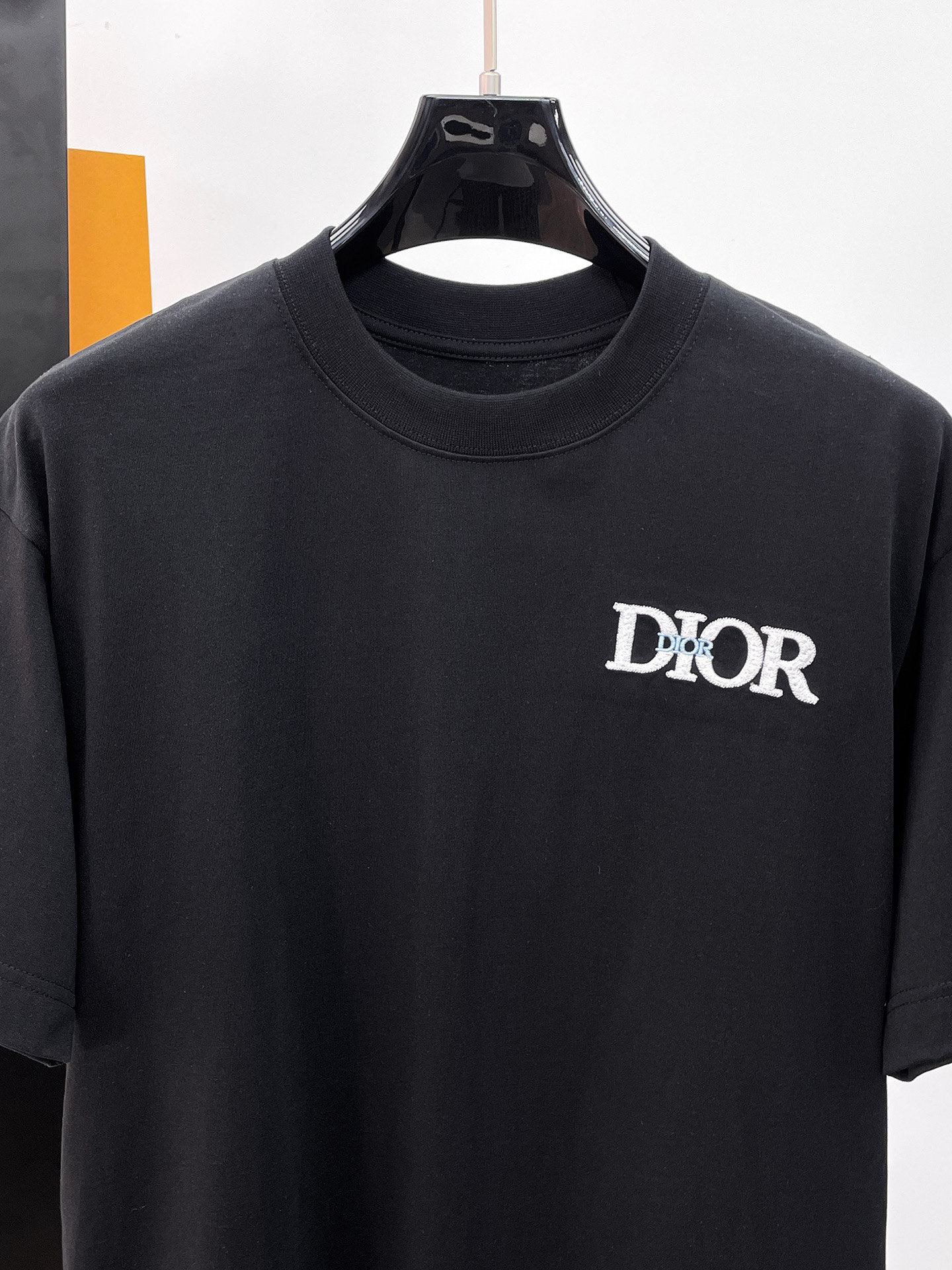 Dior高仿刺繡Logo短袖T恤 高端精品潮流男裝| 8 Dior高仿刺繡Logo短袖T恤 高端精品潮流男裝