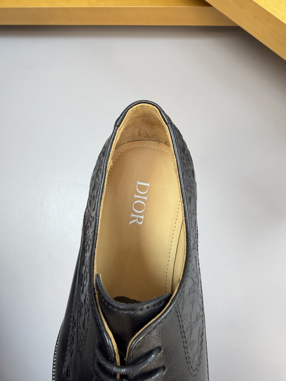 Dior原單雕花拼接牛津皮鞋 男士黑色高端正裝皮鞋| 9 Dior原單雕花拼接牛津皮鞋 男士黑色高端正裝皮鞋