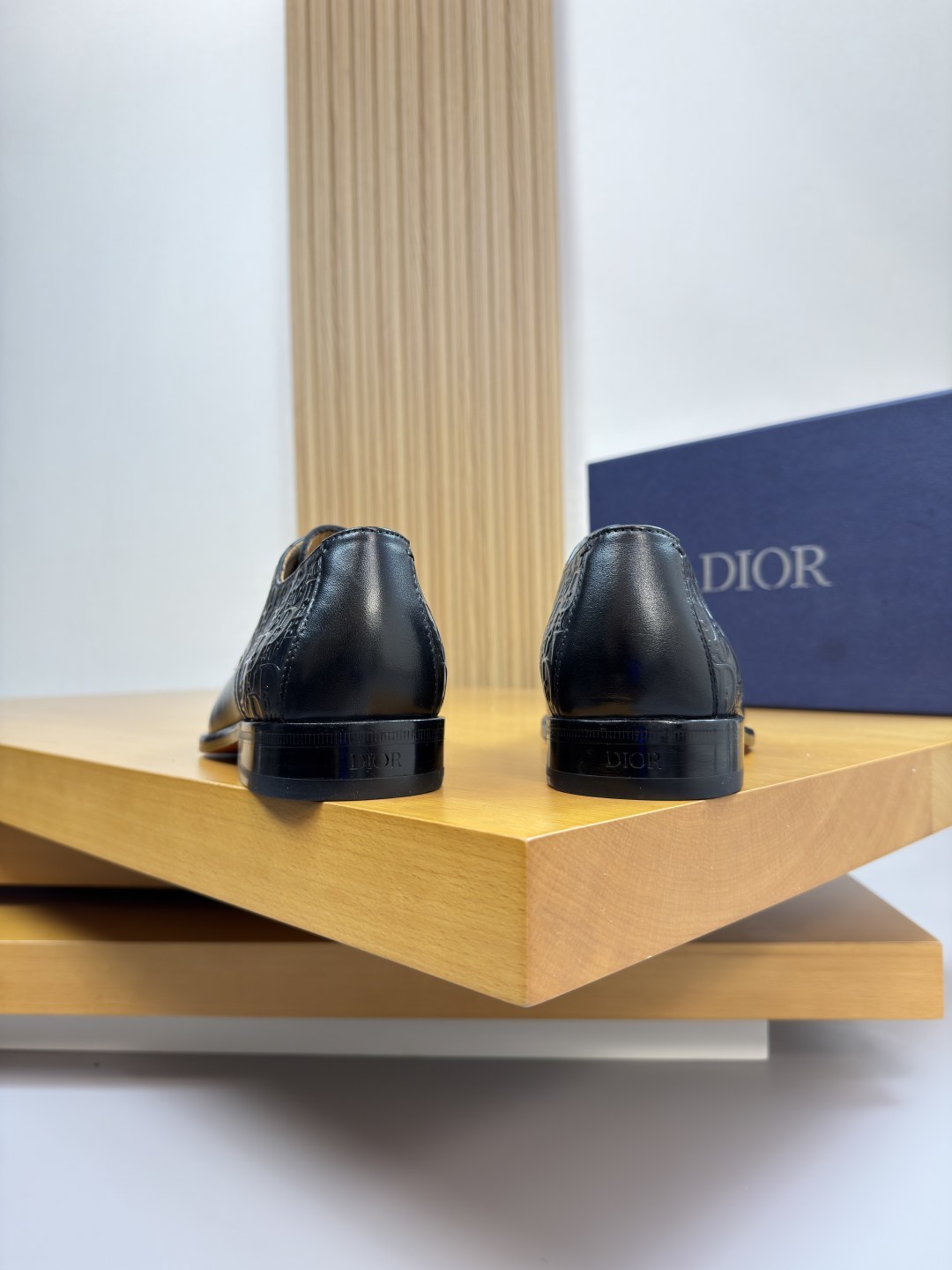 Dior原單雕花拼接牛津皮鞋 男士黑色高端正裝皮鞋| 8 Dior原單雕花拼接牛津皮鞋 男士黑色高端正裝皮鞋
