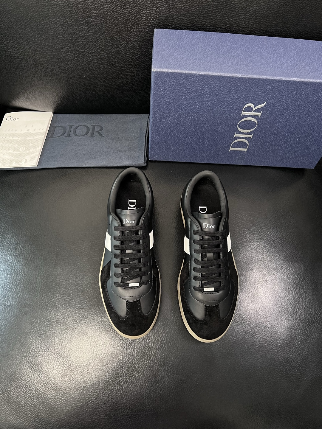 Dior 原單黑白拼接低幫運動鞋 經典休閒板鞋| 13 Dior 原單黑白拼接低幫運動鞋 經典休閒板鞋